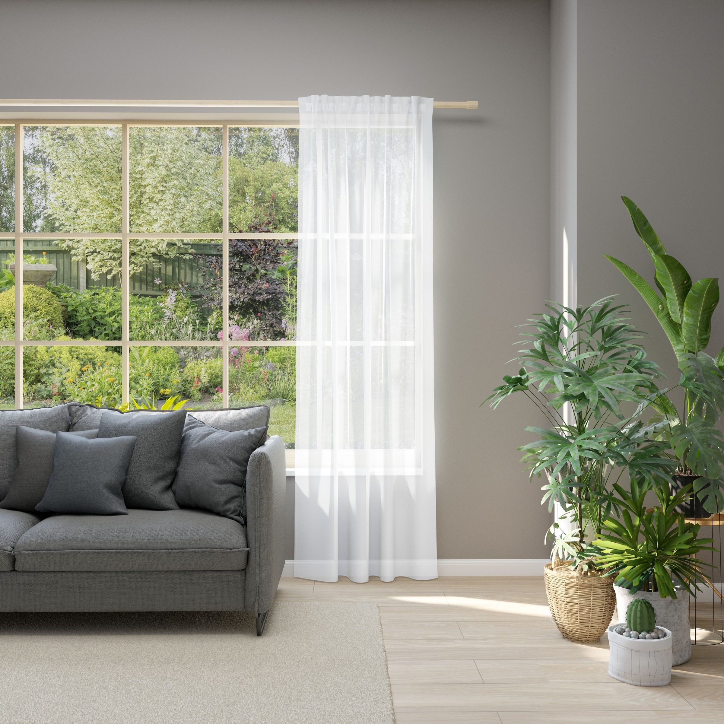 Neutex for you! Vorhang »Allure«, (1 St.), HxB: 245x140, Schal mit verdeckt günstig online kaufen