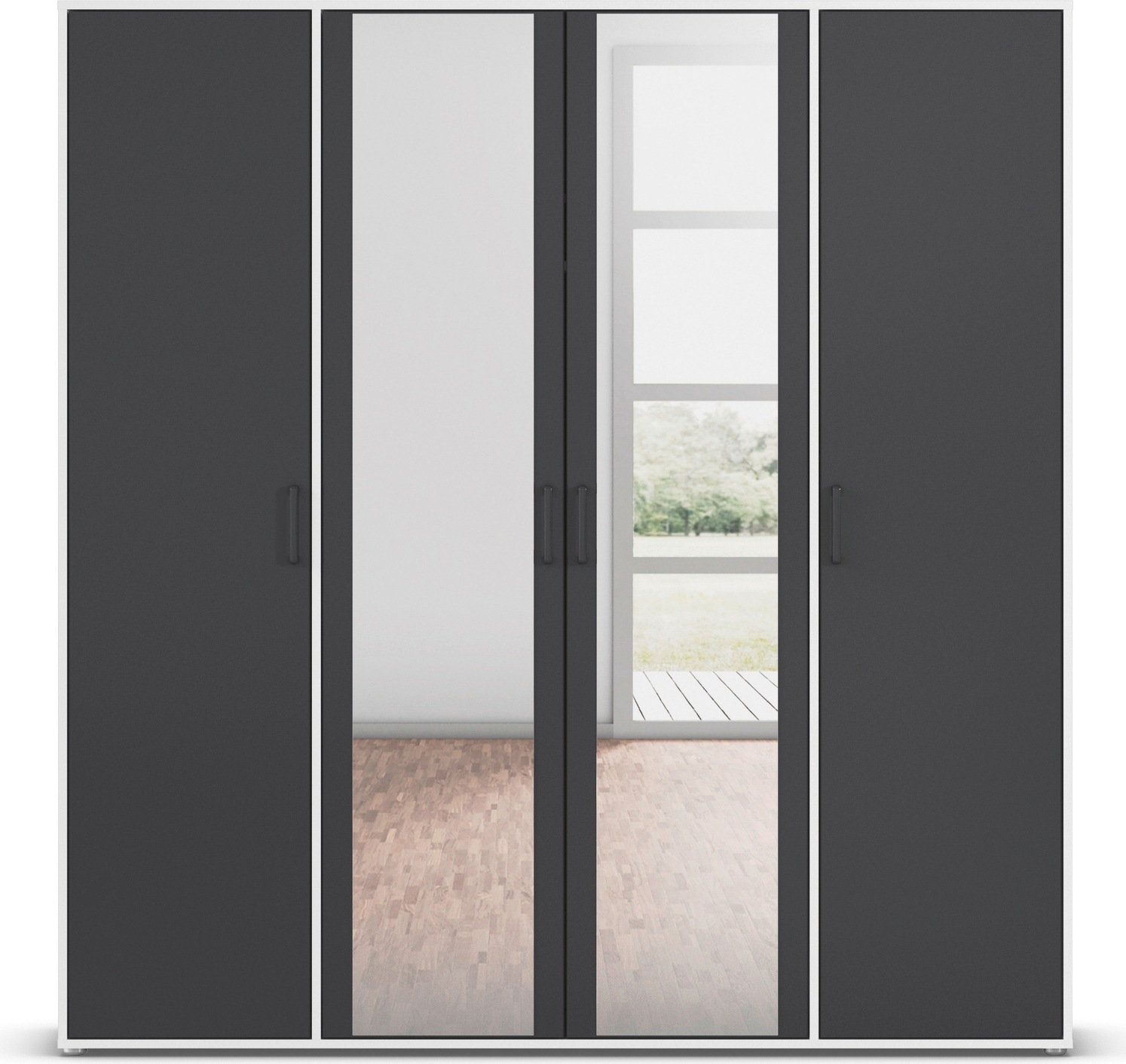 rauch Drehtürenschrank »Kleiderschrank Schrank Garderobe Wäscheschrank VOYA günstig online kaufen