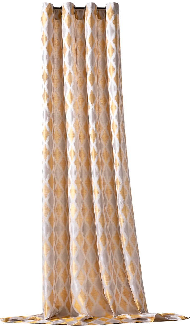 Weckbrodt Vorhang »Raute«, (1 St.), Jacquard, strukturiert, blickdicht, Mus günstig online kaufen