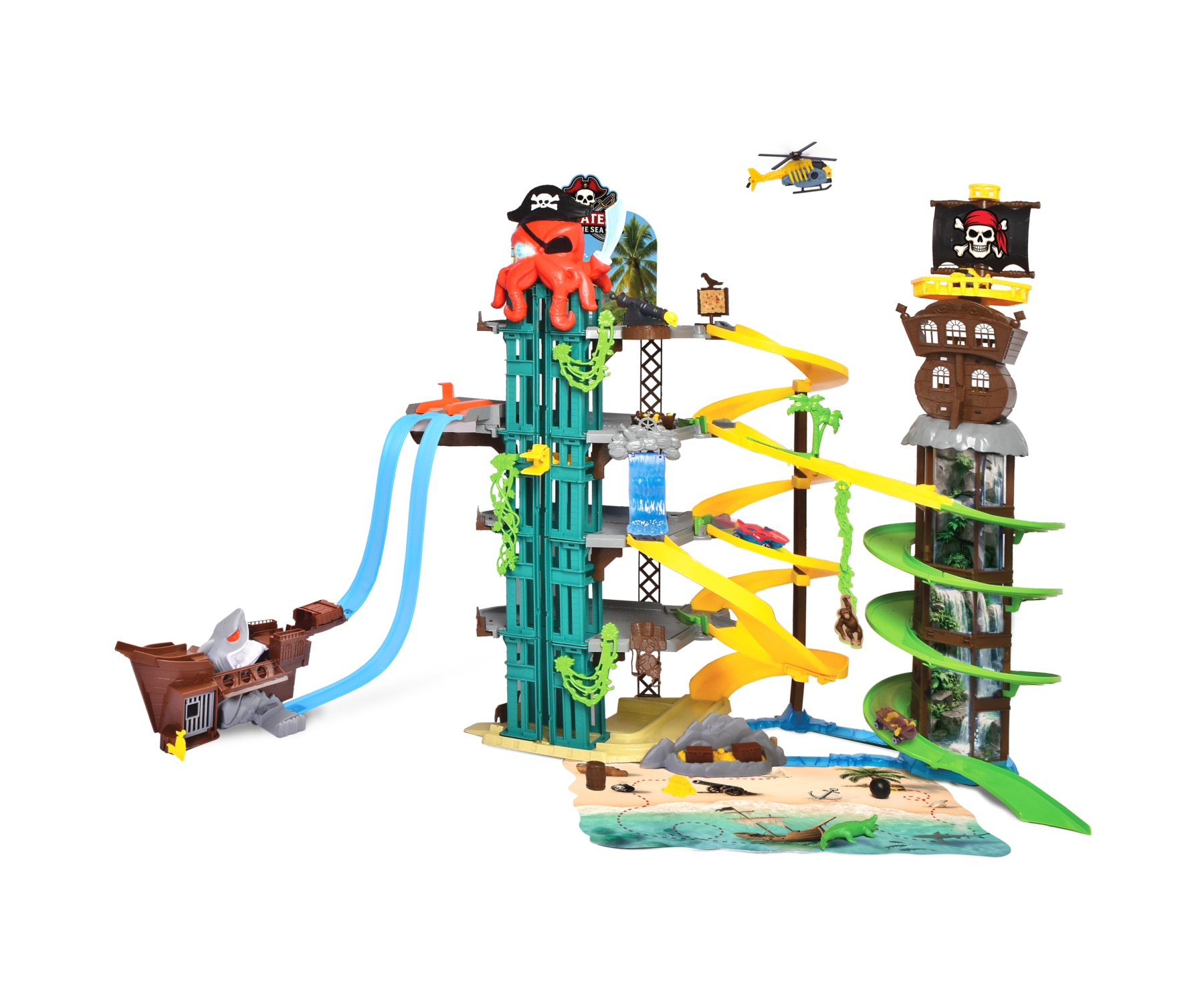 Dickie Toys Spiel-Parkgarage »Pirates of the Sea« mit Licht und Sound
