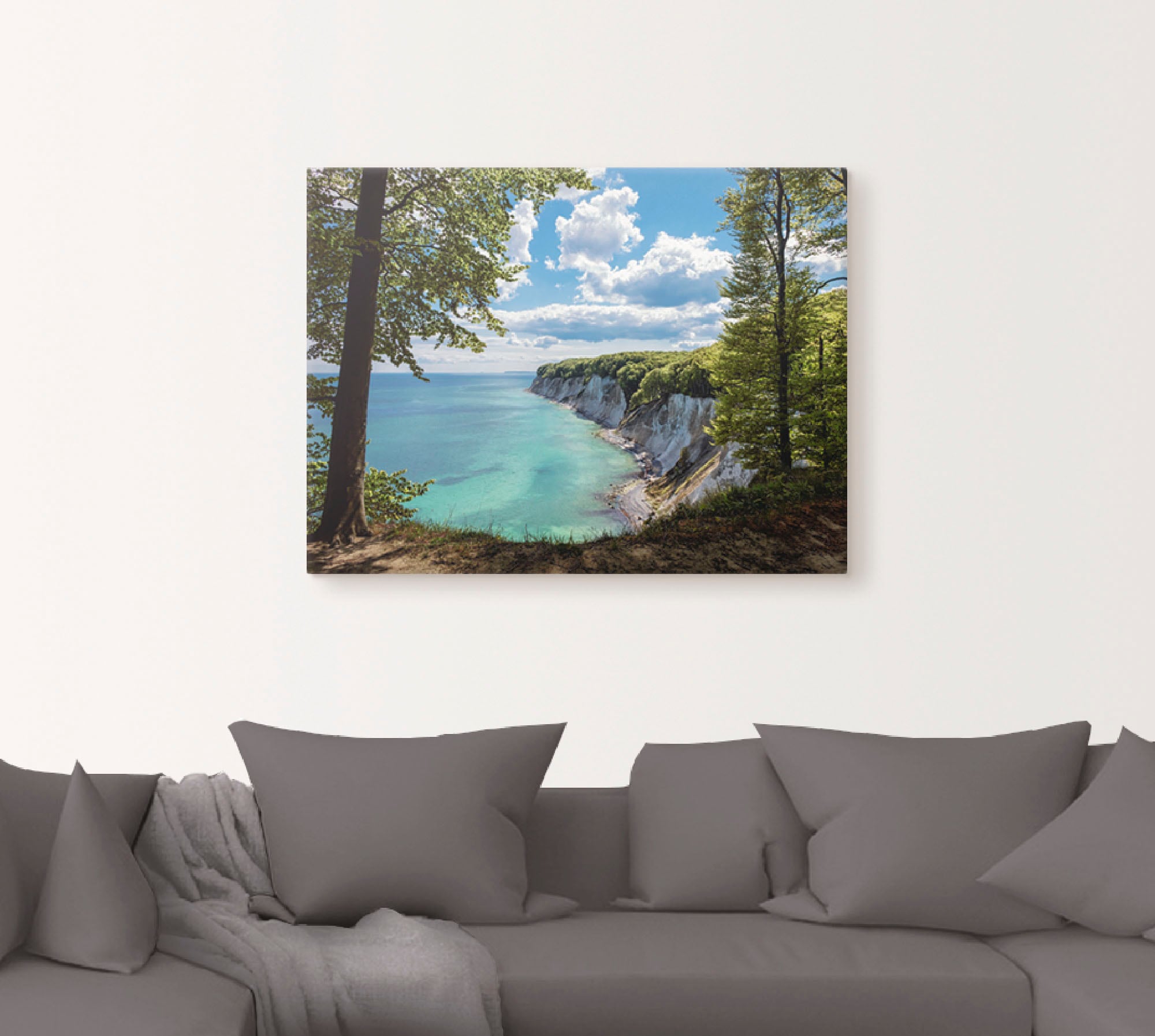 Artland Wandbild »Ostseeküste auf der Insel Rügen.«, Küste, (1 St.), als Le günstig online kaufen