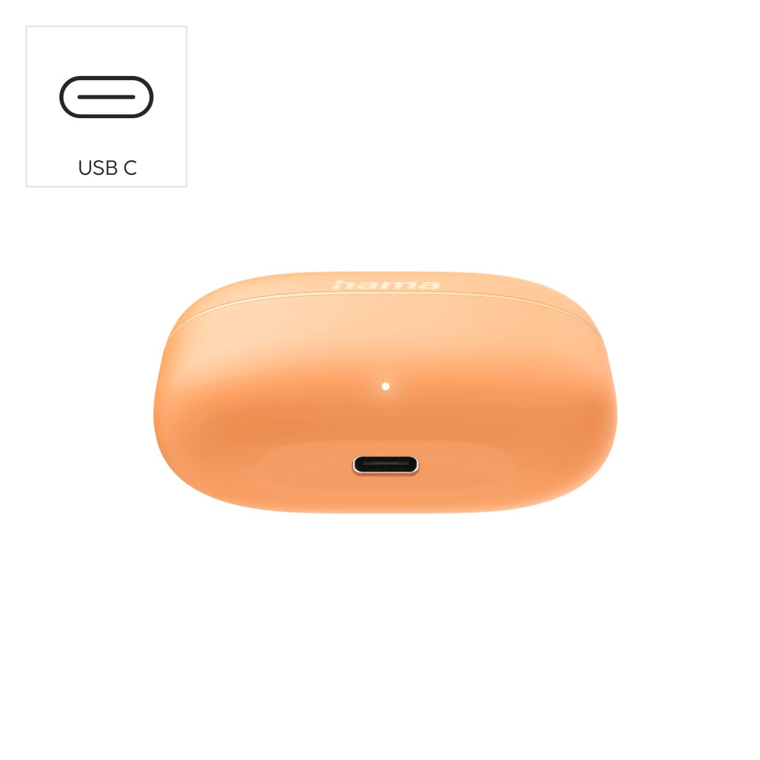 Hama Bluetooth-Kopfhörer »True Wireless Kopfhörer In Ear, Ladecase, bis 20h Akku, Bass Boost«, A2DP Bluetooth-AVRCP Bluetooth-HFP-SPP, kompatibel mit Siri-Sprachsteuerung-True Wireless