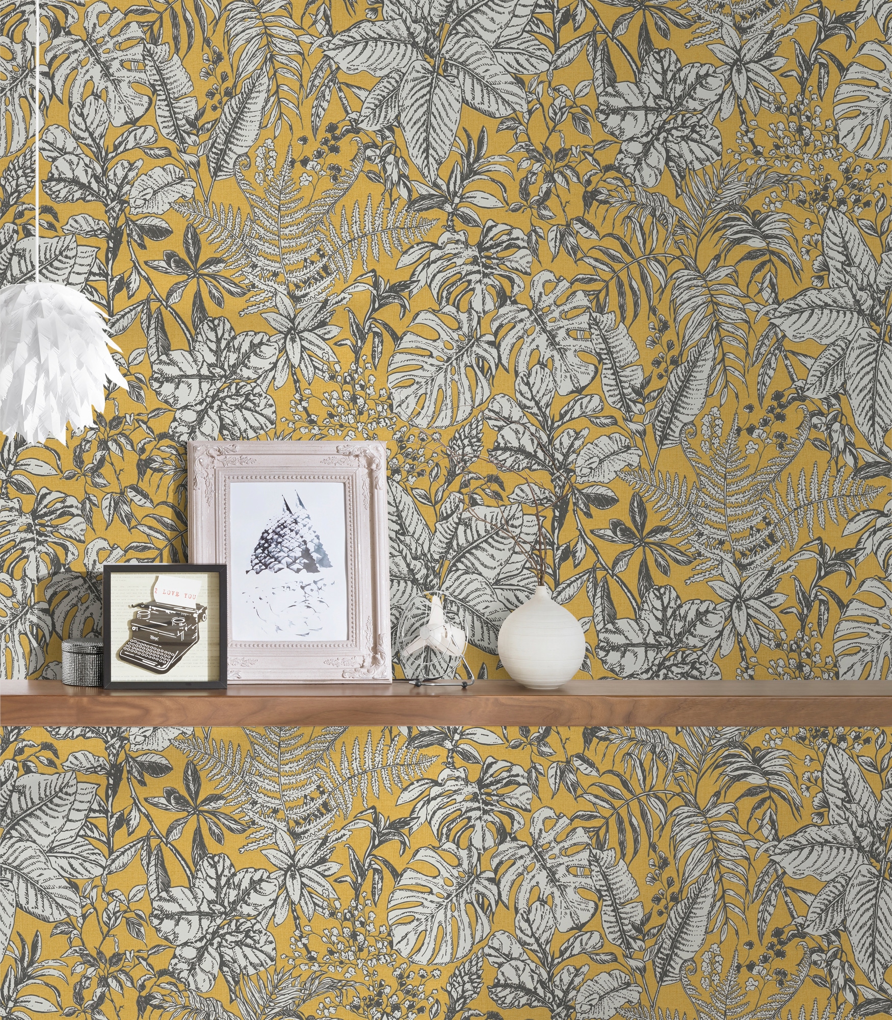 Daniel Hechter Vliestapete »Dschungel«, botanisch-tropisch-floral, Designertapete Tapete Dschungel Tapeten Wohnzimmer Schlafzimmer Küche