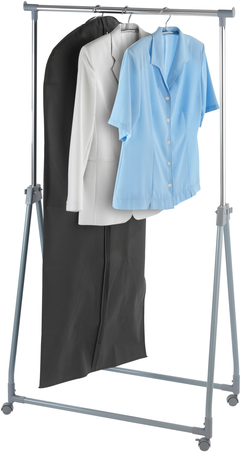 WENKO Kleiderständer, Metall, klappbar,höhenverstellbar (99-167cm),4  Rollen, Tragkraft 40 kg online kaufen