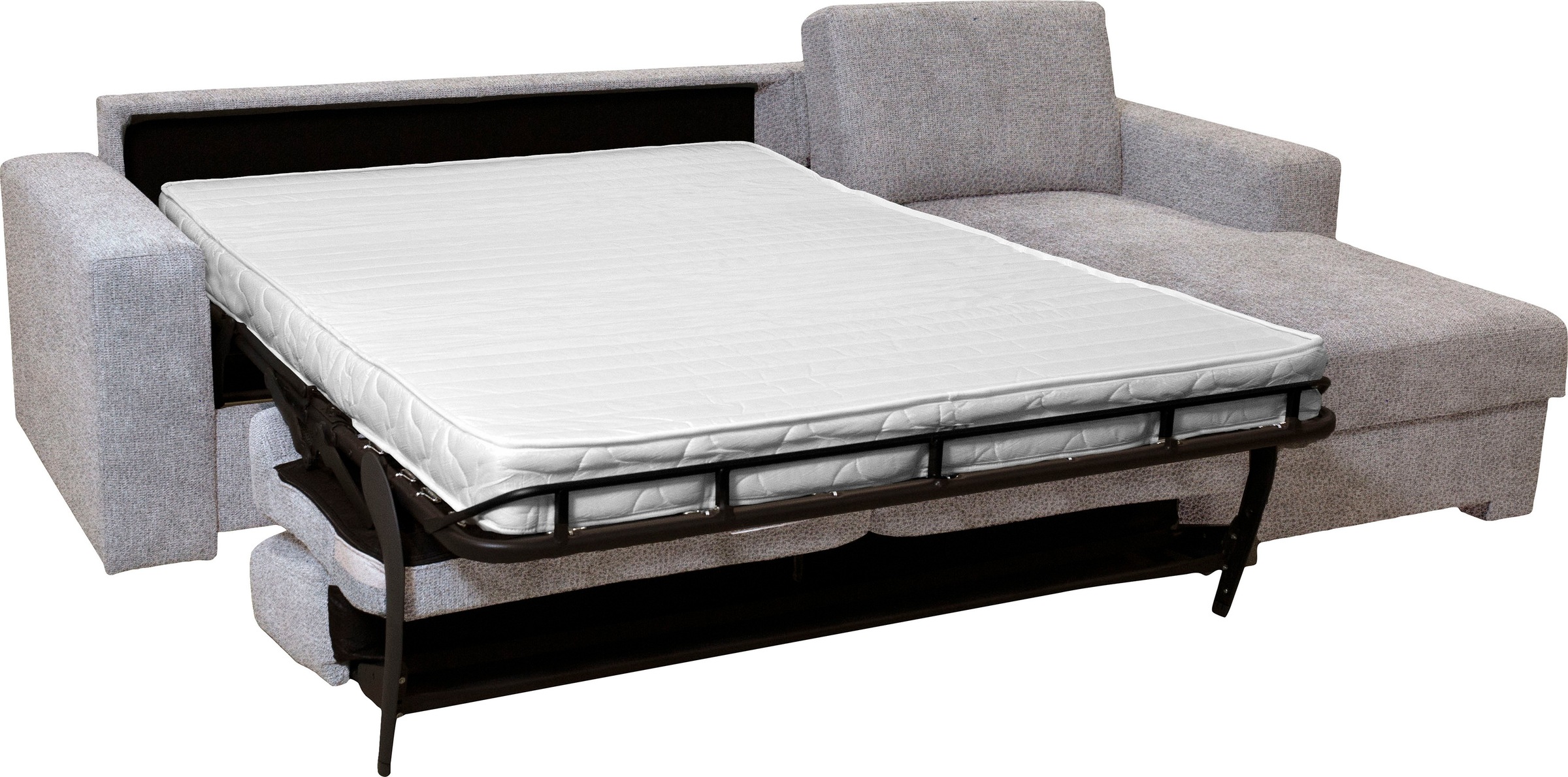 Home affaire Ecksofa »Roma "M" Matratzenhöhe 14 cm, Dauerschlaffunktion, mit Unterfederung,«, Liegemaße ca 143x198 cm, L-Form