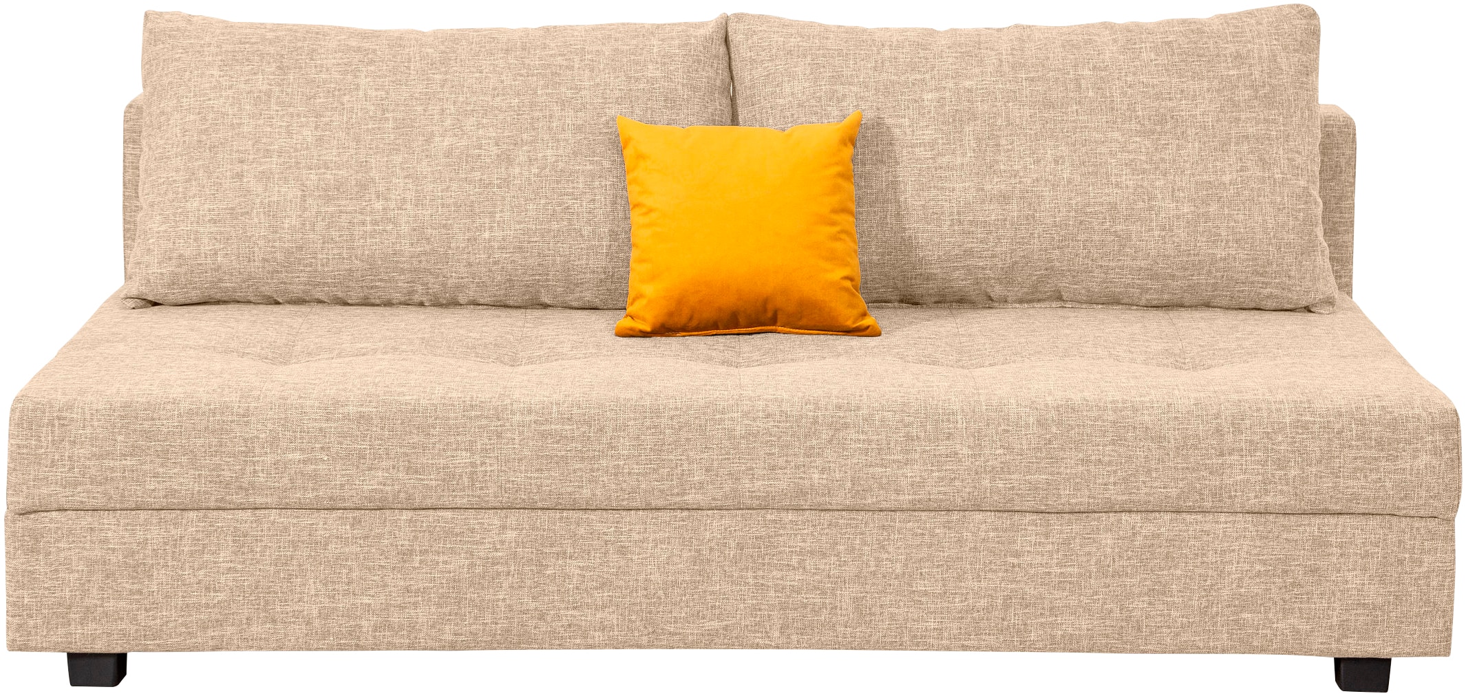 COLLECTION AB Schlafsofa »DARIA inklusive Schlafunktion und Bettkasten«, Schlafsofa,Bettfunktion,Bettkasten,inklusive Rückenkissen,Federkern