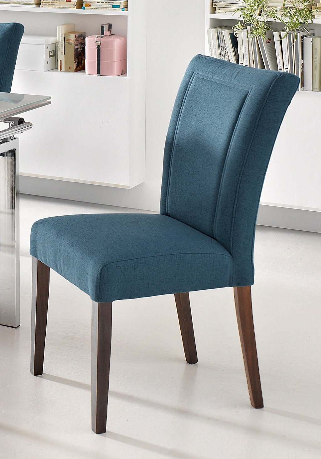 Home affaire Esszimmerstuhl »Zena«, (Set), 2 St., Microfaser, Gestell aus Massivholz, Polsterstuhl, Esszimmer, Bestseller
