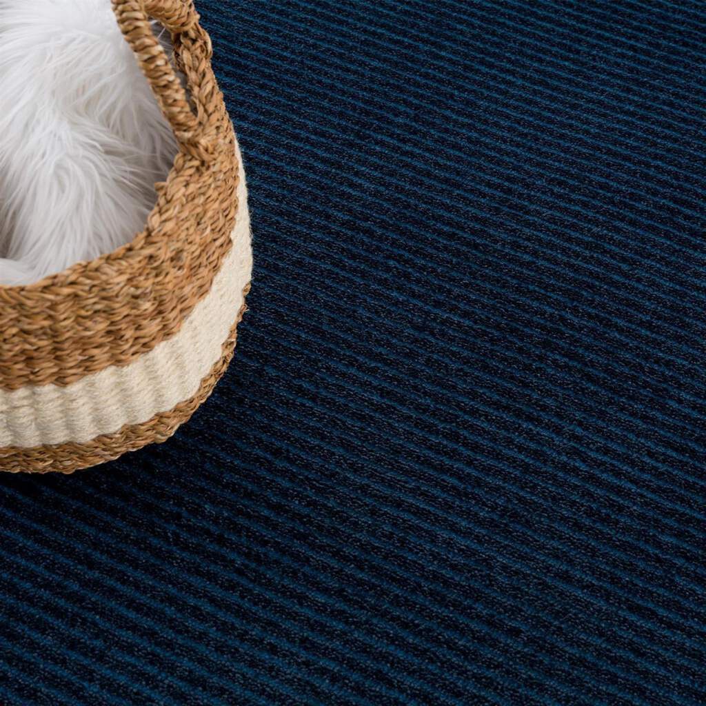 Carpet City Teppich »Friseé-Teppich FANCY900«, rechteckig, 12 mm Höhe, Läufer, Kurzflor, Einfarbig, 3D-Optik, Streifen Look, Wohnzimmer