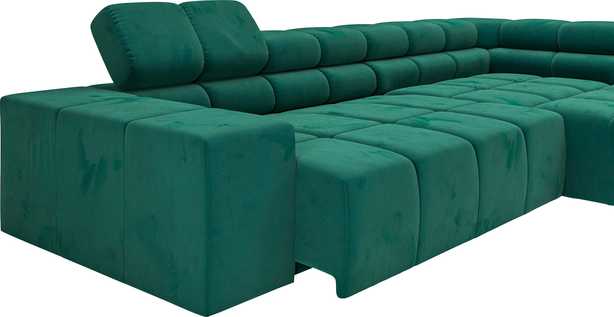 INOSIGN Ecksofa »Ancona incl. Kopfteilverstellung, OTTOs Choice, Breite 319cm, L-Form«, wahlweise motorische Sitztiefenverstellung, auch in Cord + Easy Care