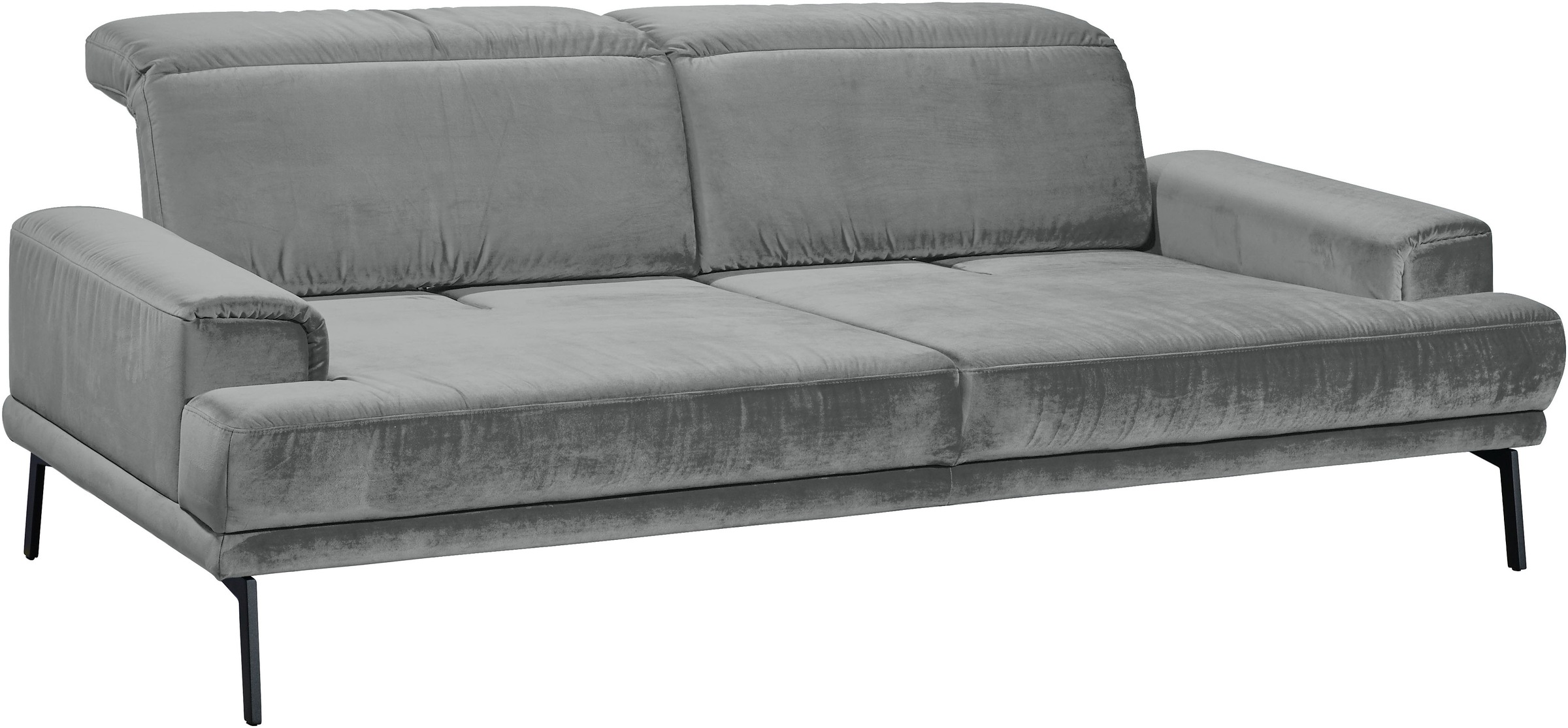 Musterring 3-Sitzer »MR 4580«, inkl. Kopf- und Sitztiefenverstellung, Fuß schwarz, B228 x T103 cm