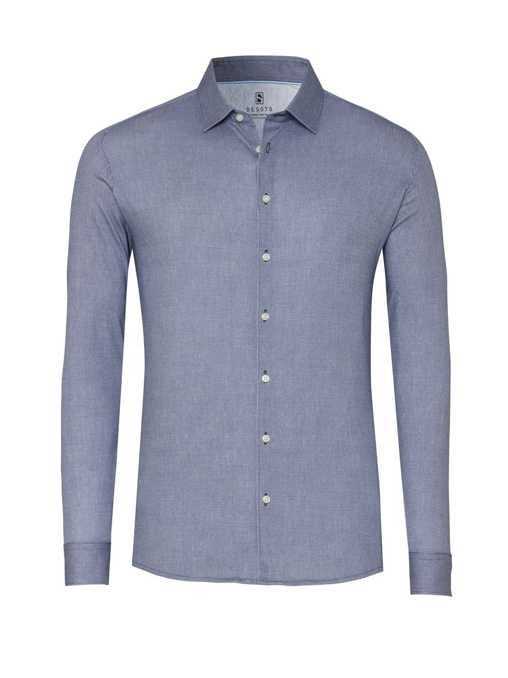 DESOTO Langarmhemd »Jerseyhemd Casual Kent«