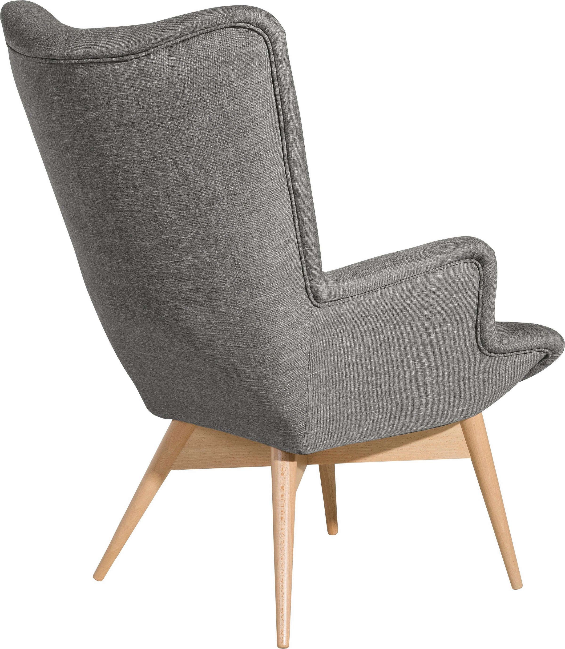 Max Winzer® Sessel »Arne, Hochlehnsessel, Loungesessel«, in Schalenform, im Retrolook, Hochlehner