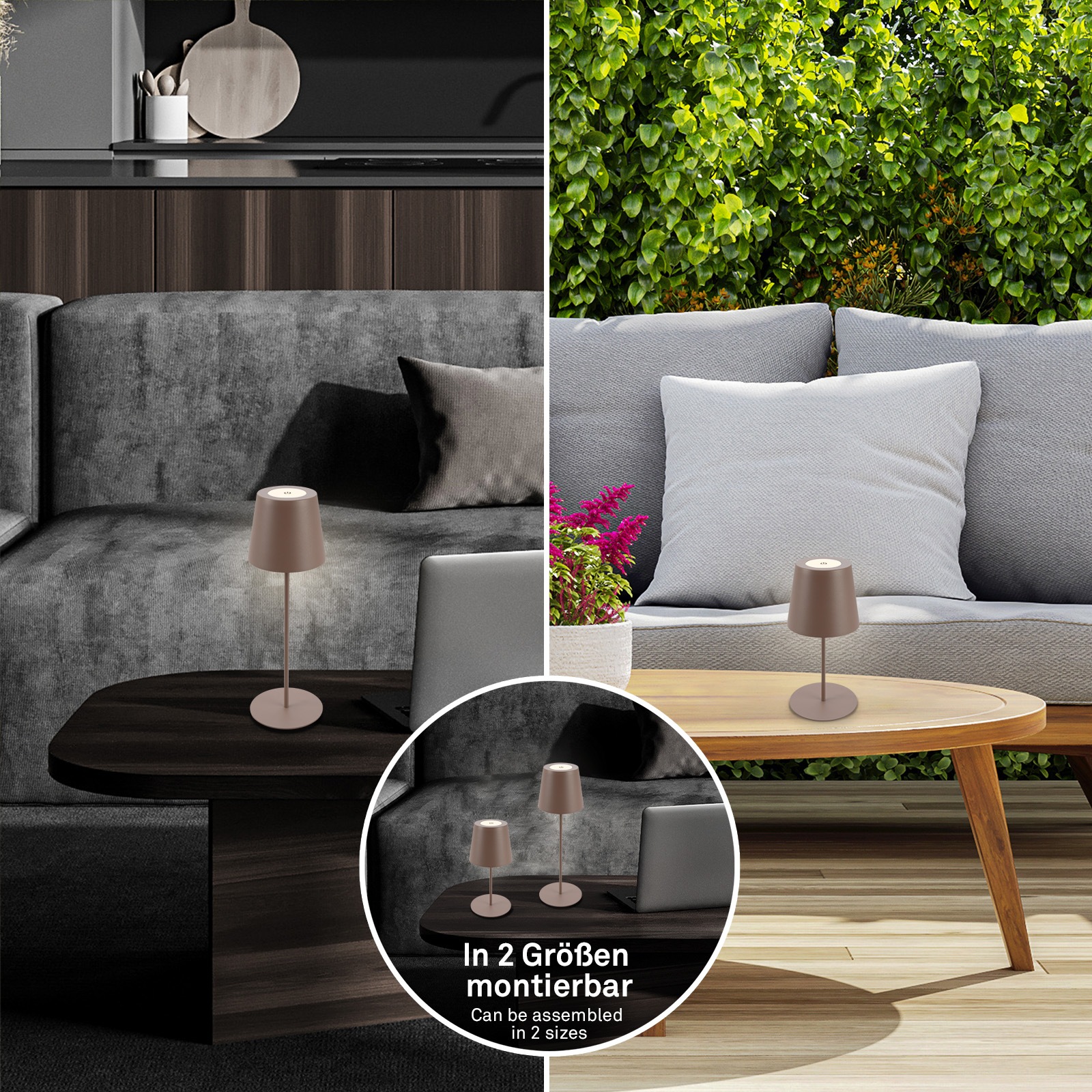 Briloner Leuchten LED Außen-Tischleuchte »Coloris« LED-Modul günstig online kaufen