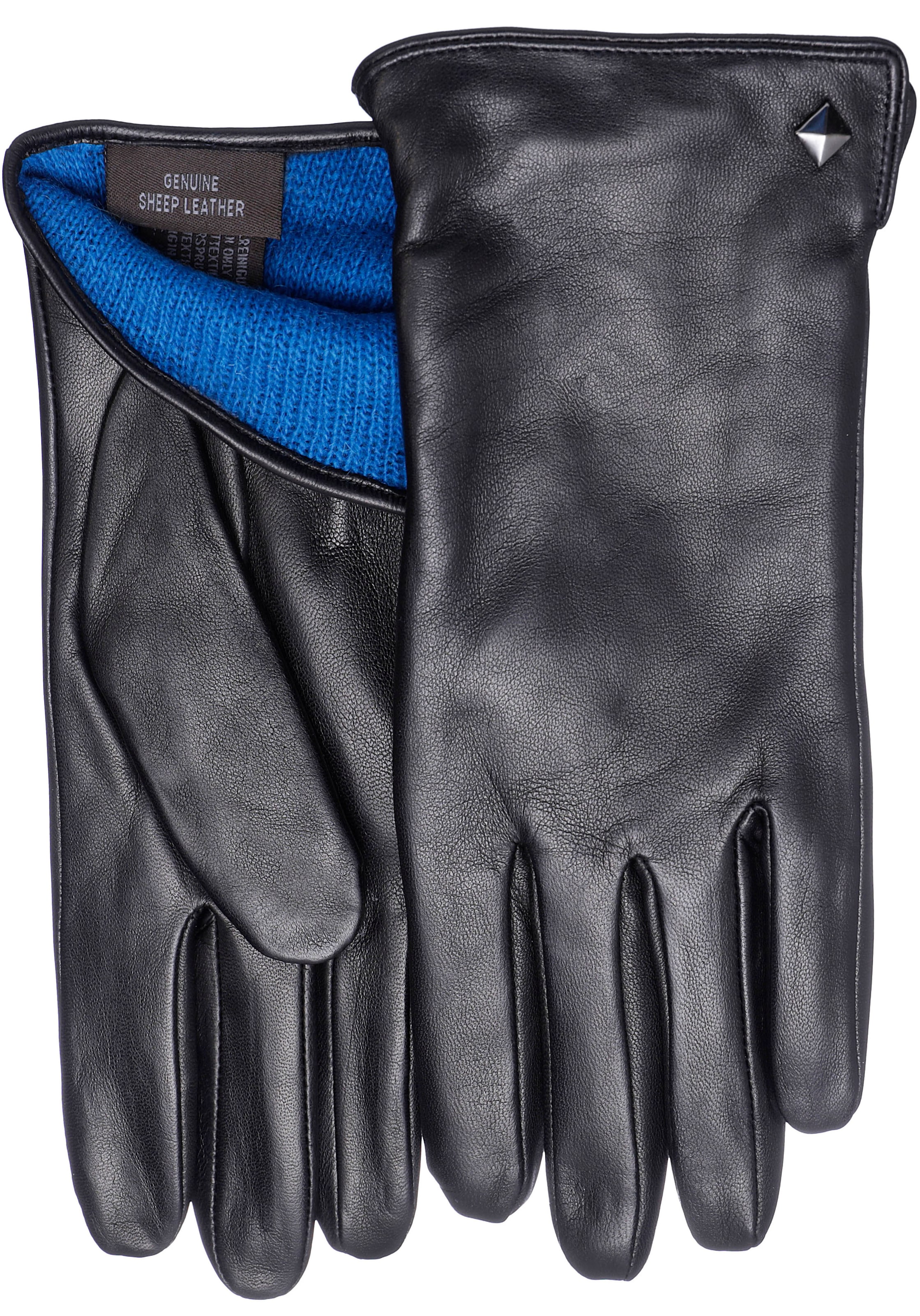 PEARLWOOD Rockstud online - »Meg«, - Bund dekorativer elastischer bestellen Seitenschlitz Lederhandschuhe