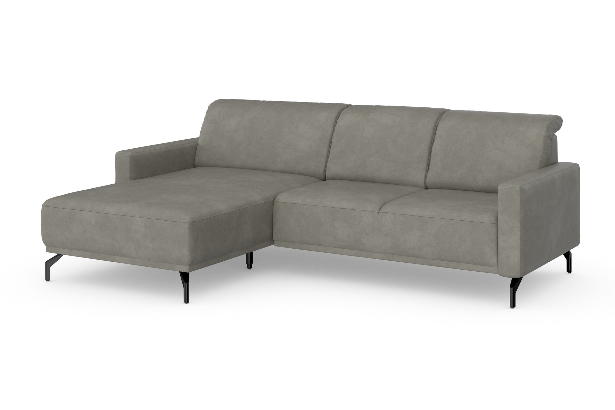 sit&more Ecksofa »Bailando L-Form«, wahlweise mit Kopfteilverstellung und Vorziehsitz, motorisch