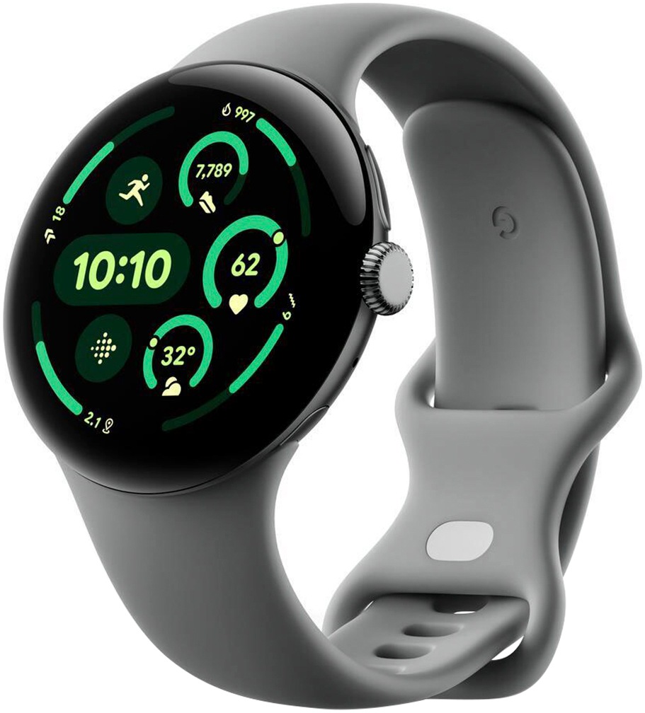 Google Smartwatch »Pixel Watch 3 45mm WIFI«, (4,5 cm / 1.77 Zoll), Watch OS 5, 32 GB