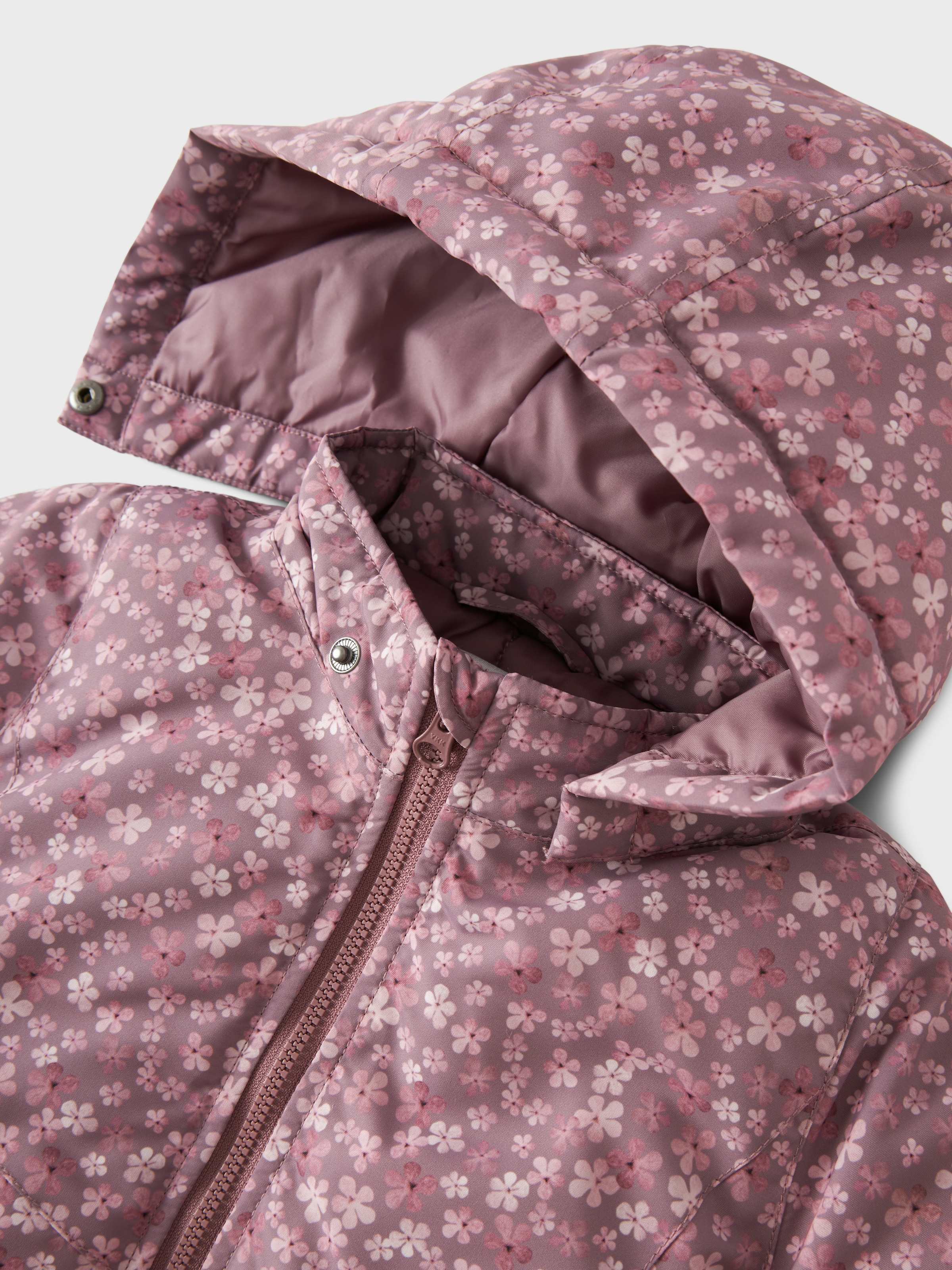 Name It Outdoorjacke »NBFMAXI JACKET AOP« mit Kapuze