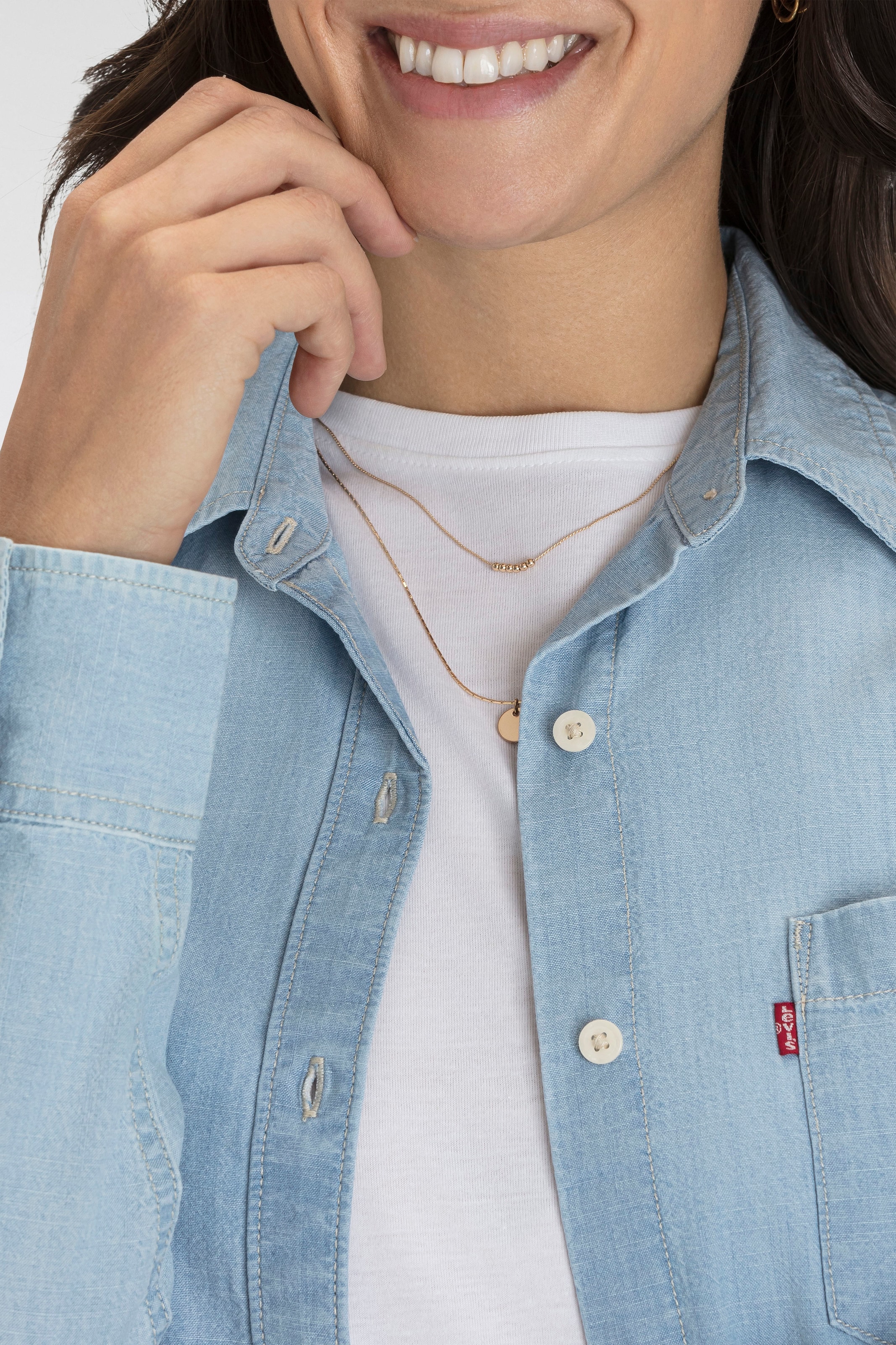 Levi's® Jeansbluse »HARLIE NEW BF S«, mit Brusttasche