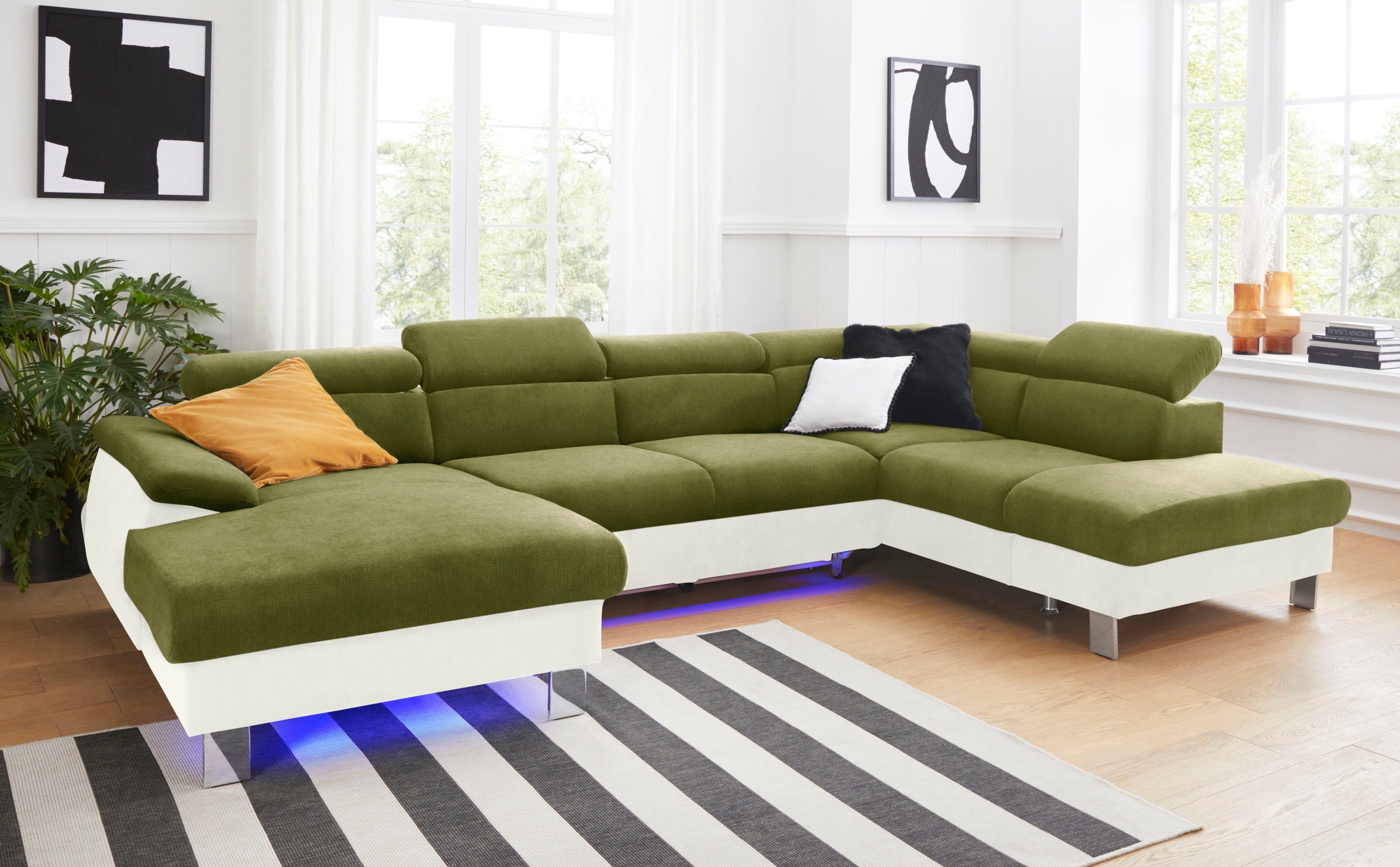 COTTA Polstergarnitur »Komaris U-Form«, (Set), Set bestehend aus: Wohnlands günstig online kaufen