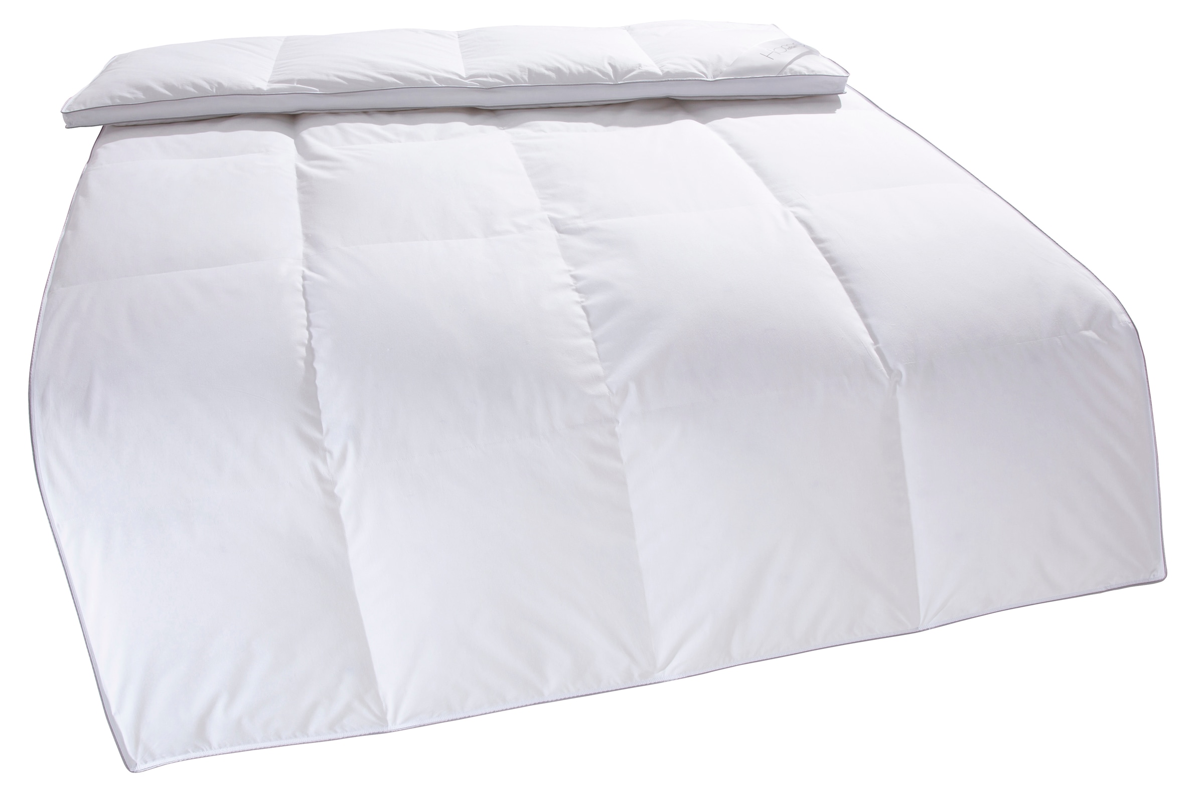 Home affaire Daunenbettdecke »Moulle, Bettdecke 135x200 cm und 155x220 cm«, extrawarm, Füllung 90% Daunen & 10% Federn, Bezug 100% Baumwolle, (1 St.), Bettdecken, Sommer oder Winter, Decke, Made in Germany, atmungsaktiv