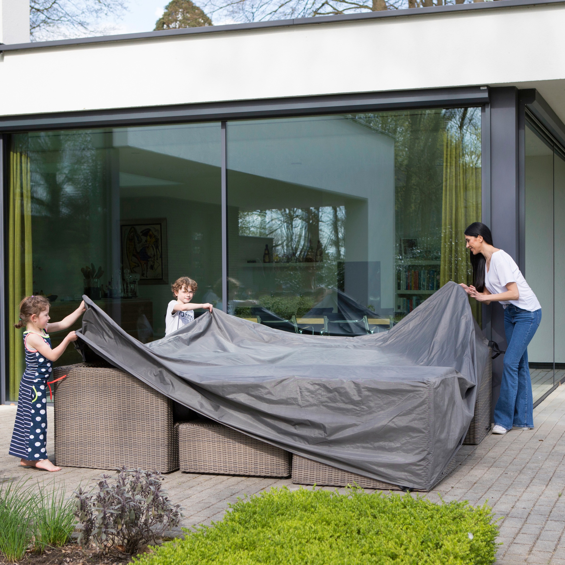 winza outdoor covers Gartenmöbel-Schutzhülle, geeignet für Loungeset, 280x230x80 cm