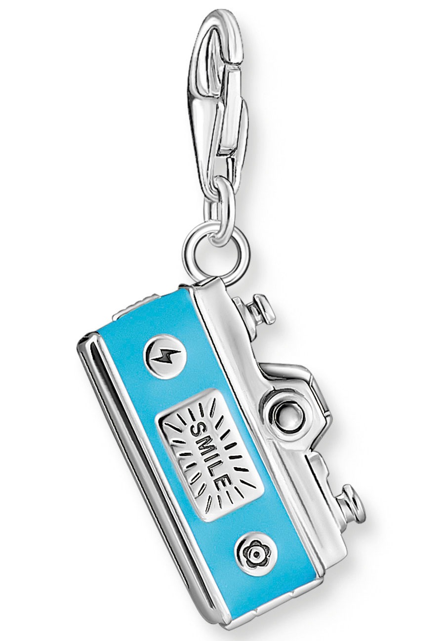 THOMAS SABO Charm-Einhänger »Retro Kamera, 1924-340-7«, mit Glas-Keramik Stein