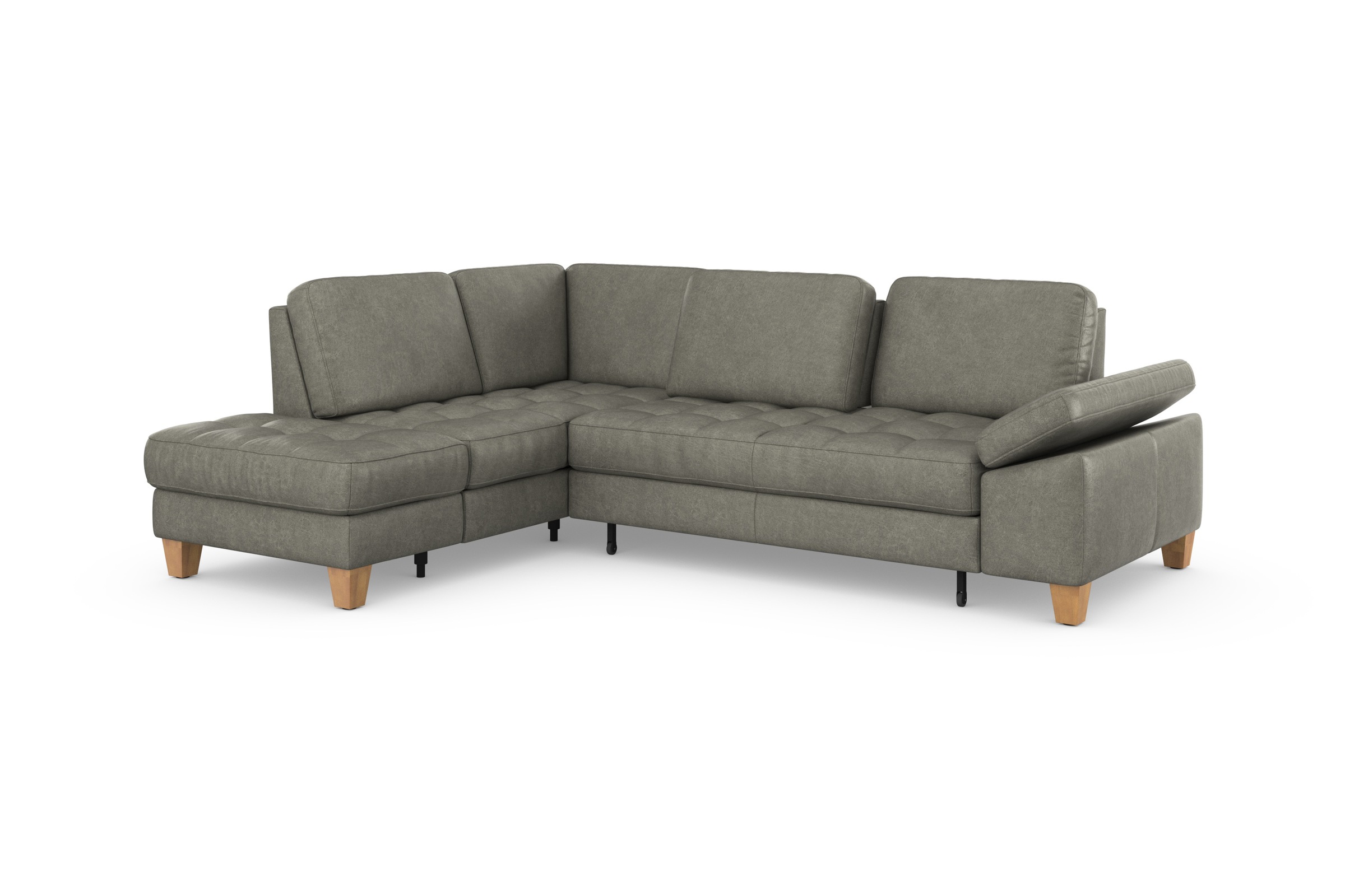 sit&more Ecksofa »Westham L-Form«, mit Ottomane, mit oder ohne Bettfunktion, Bettkasten, Verstellung