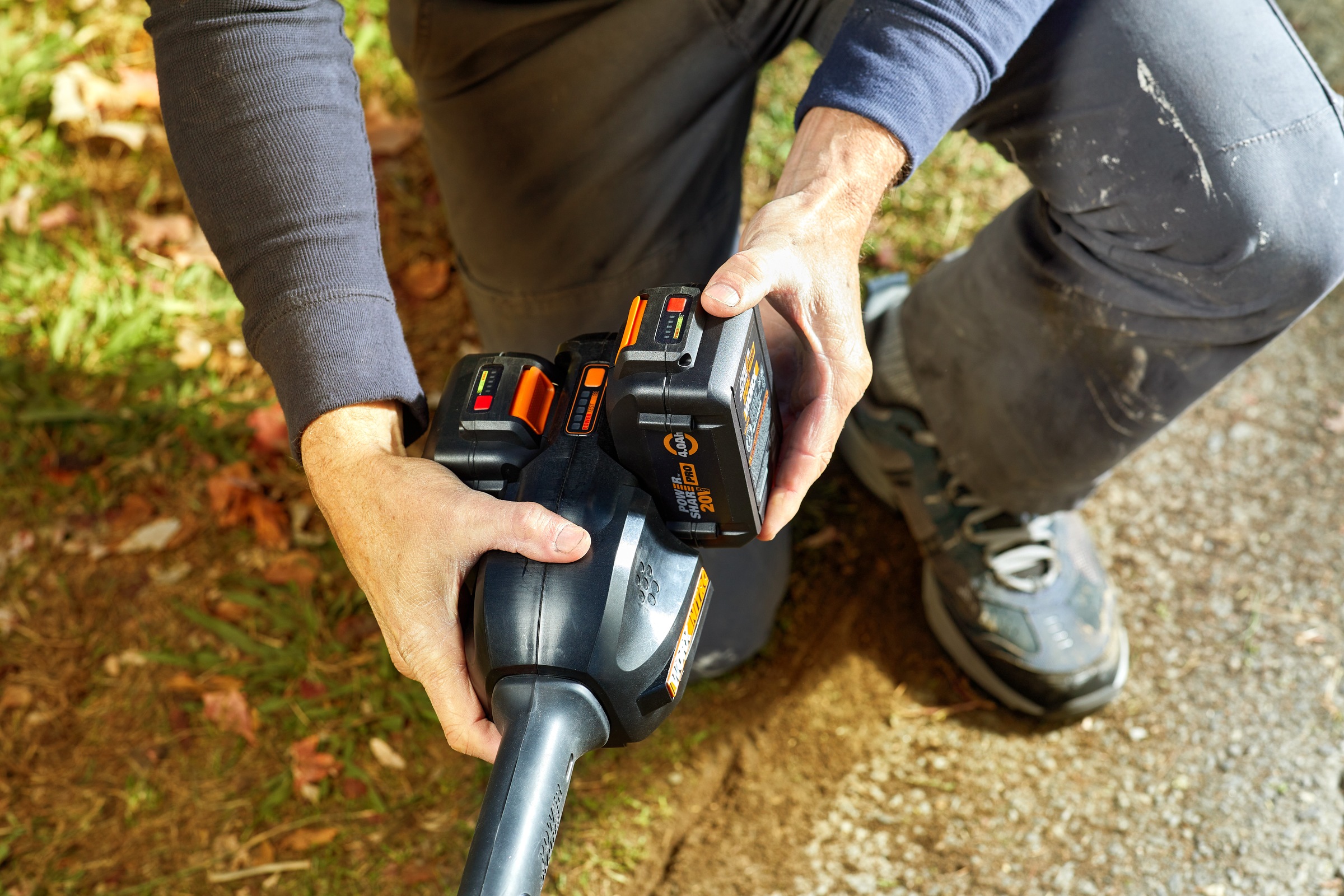 Worx Akku-Rasentrimmer »Nitro WG185E.9«, bürstenloser Motor, max. 4m Fadenlänge, ohne Akku und Ladegerät