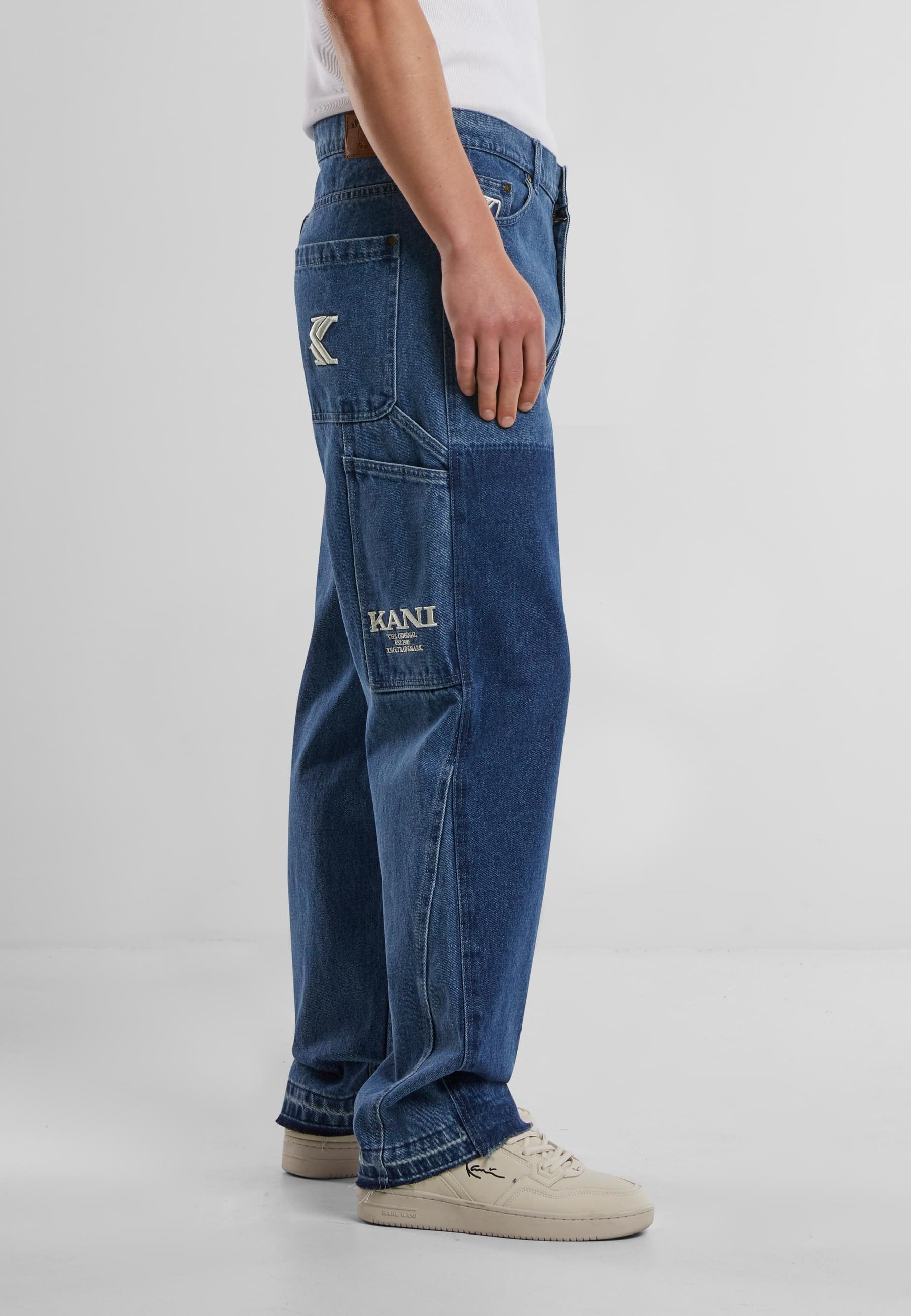 Karl Kani Bequeme Jeans »Karl Kani Karl Kani OG Washed Denim Carpenter Pants«
