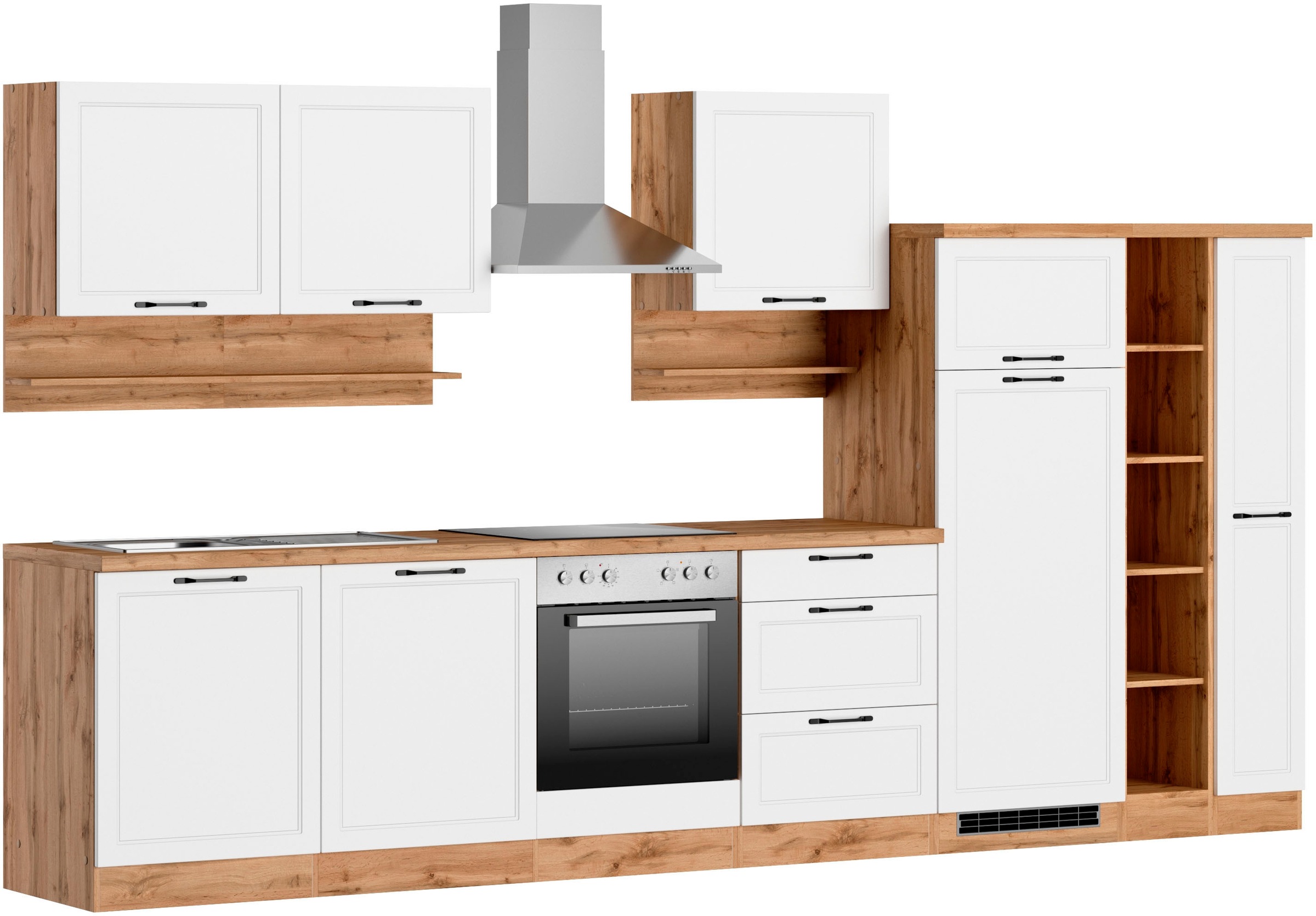 KOCHSTATION Küchenzeile »KS-Lana« 360 cm breit, wahlweise mit oder ohne E-G günstig online kaufen