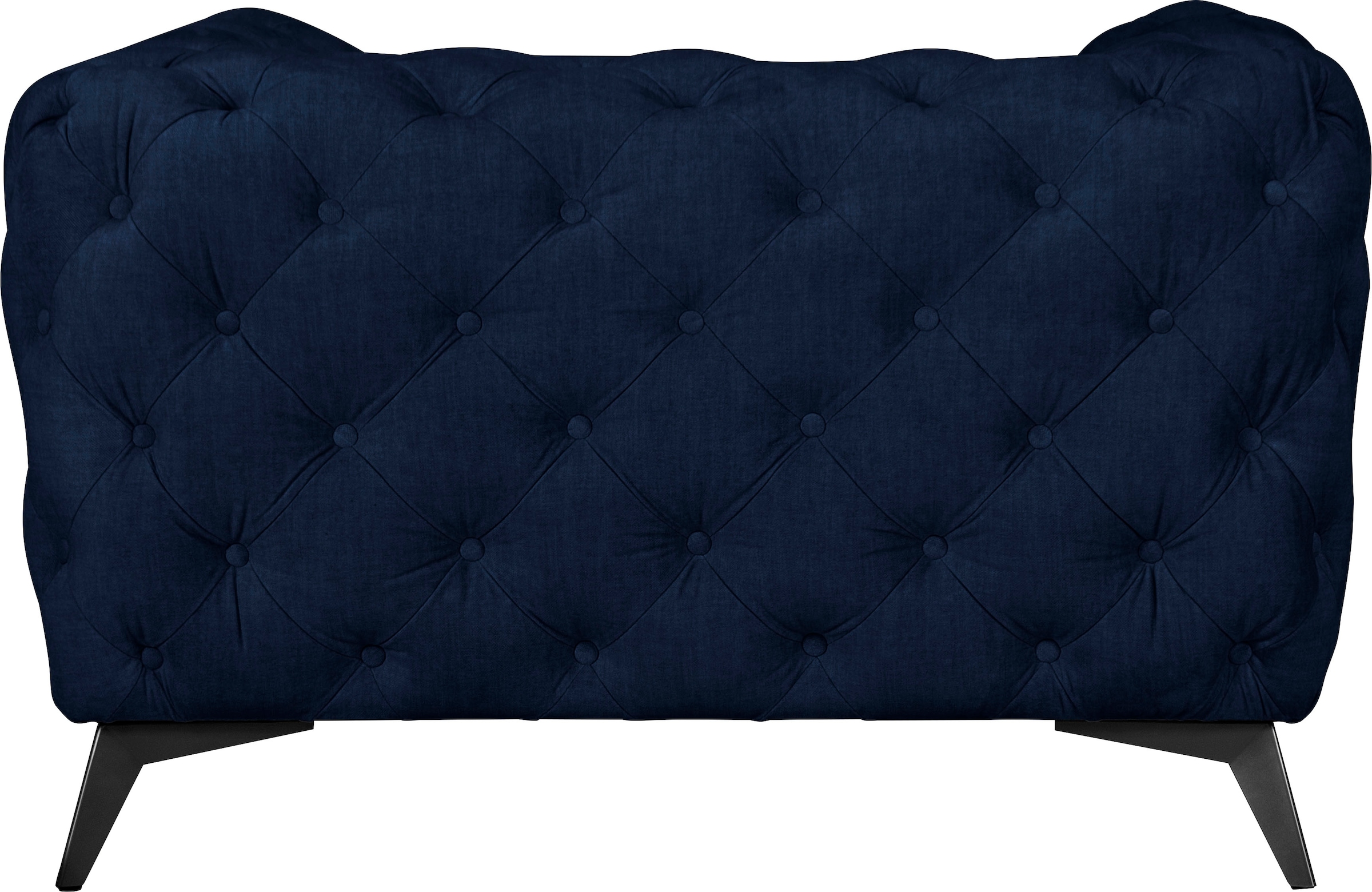 Leonique Chesterfield-Sessel »Glynis Sessel«, aufwändige Knopfheftung, moderne Chesterfield Optik, Fußfarbe wählbar