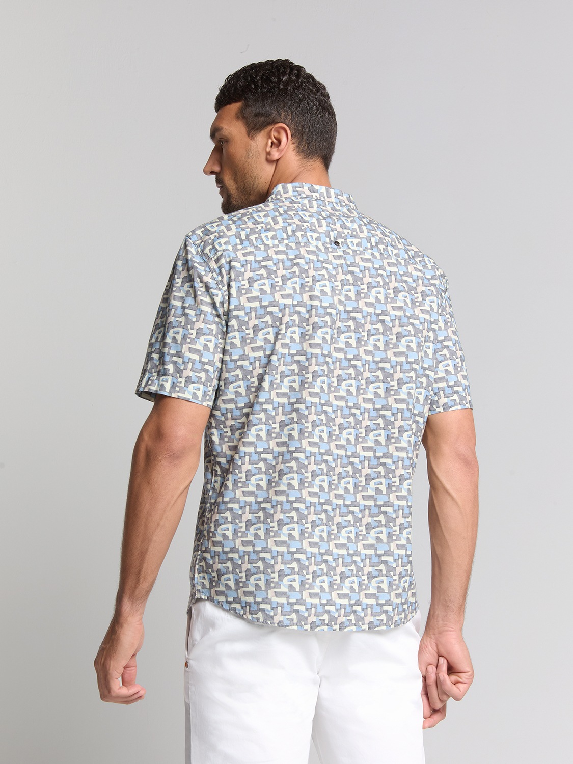 NO EXCESS Langarmhemd »No Excess Bedrucktes Hemd«