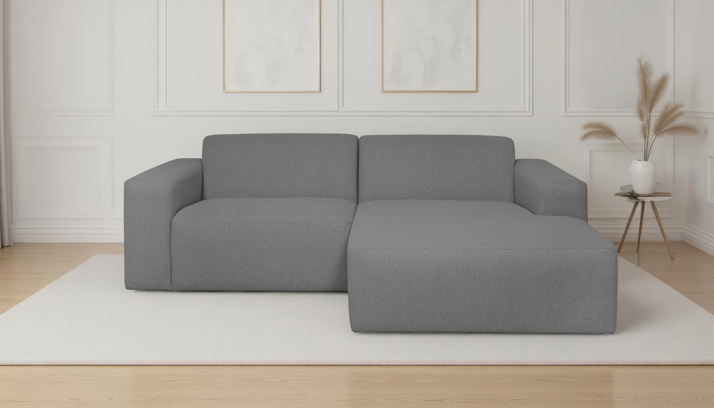 OTTO home Ecksofa »Koa, 228 cm, L-Form, Modulsofa in Cord, Chenille, Strukt günstig online kaufen