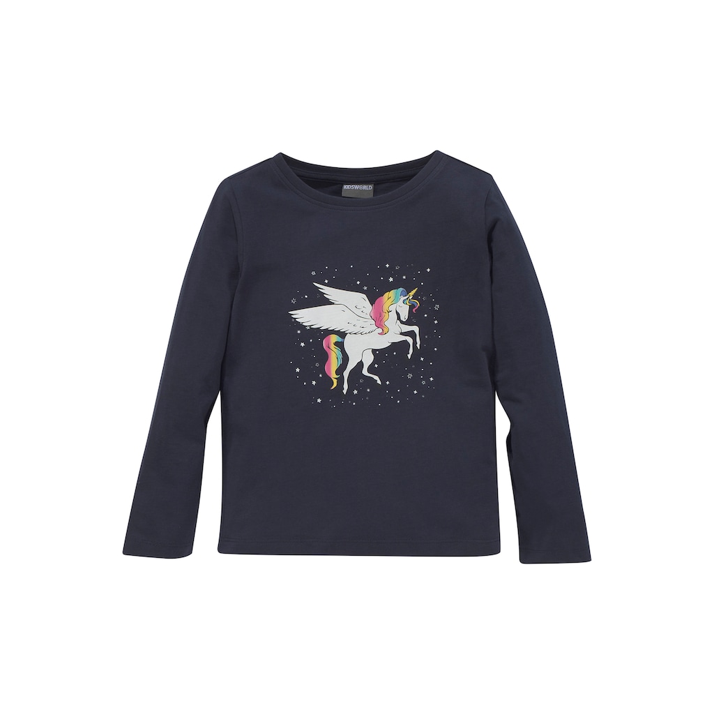 KIDSWORLD Langarmshirt »für kleine Mädchen«