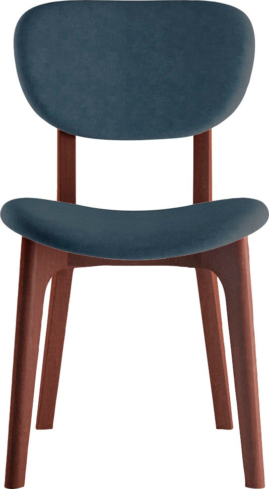 INOSIGN Stuhl »COZY Made in Italy«, (Set), 2 St., Microfaser, Gestell in Buche, Kirsch- oder Nussbaum, Massivholz, Design Stuhl