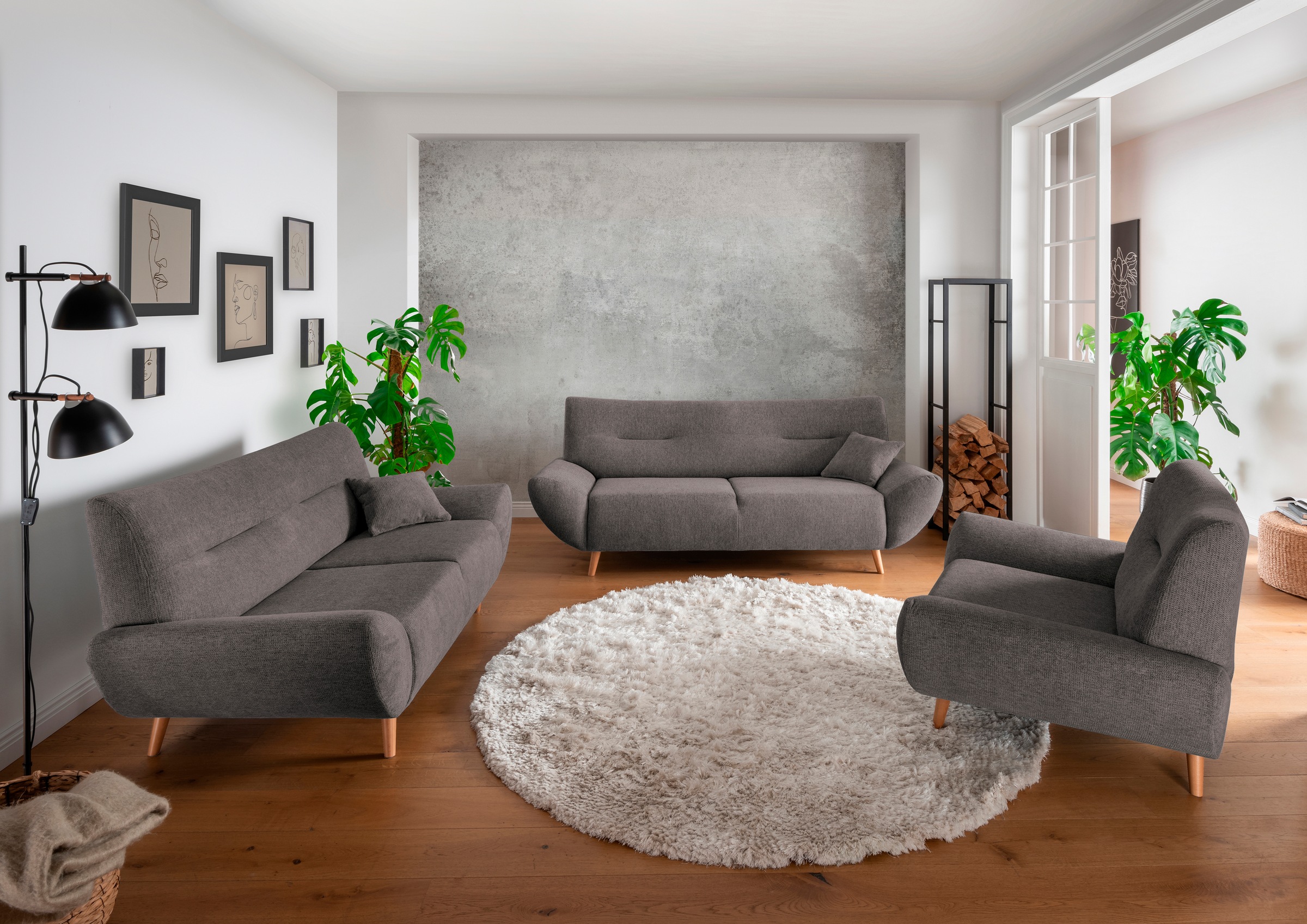 Home affaire Polstergarnitur »Drago elegant und zeitlos, komfortabel, moder günstig online kaufen