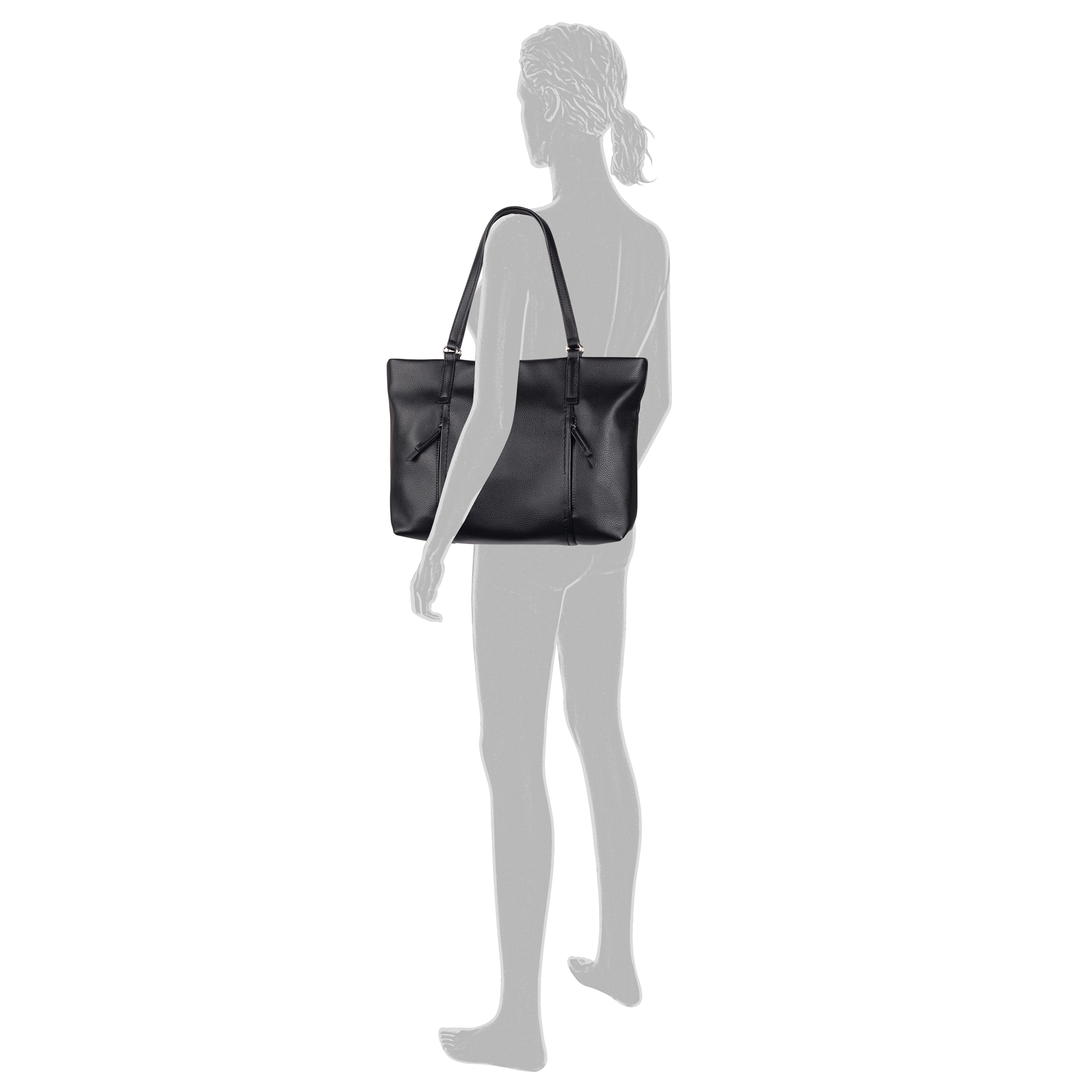 TOM TAILOR Shopper »Beca«, aus hochwertigem Kunstleder mit funktionalen Details
