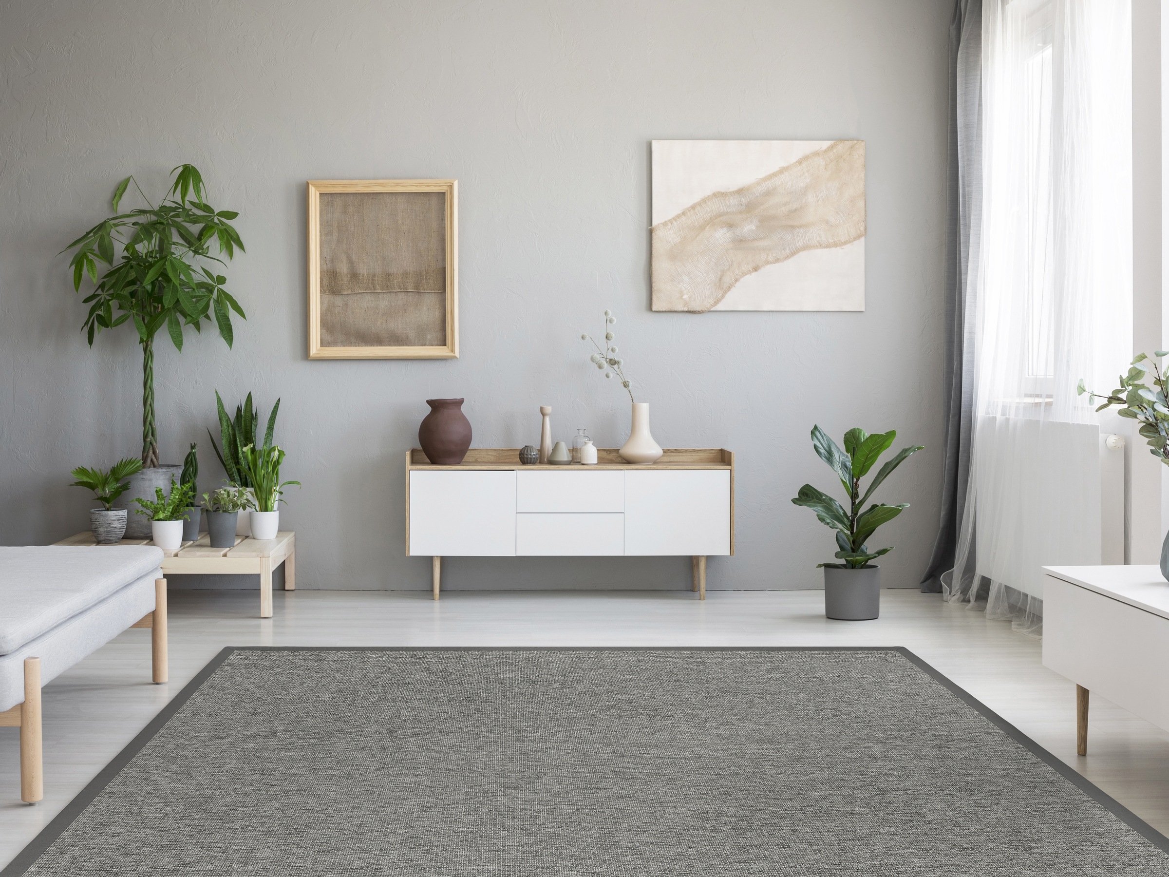 Dekowe Teppich »Basic S2 Bouclé«, rechteckig, 10 mm Höhe, meliert, Sisalopt günstig online kaufen