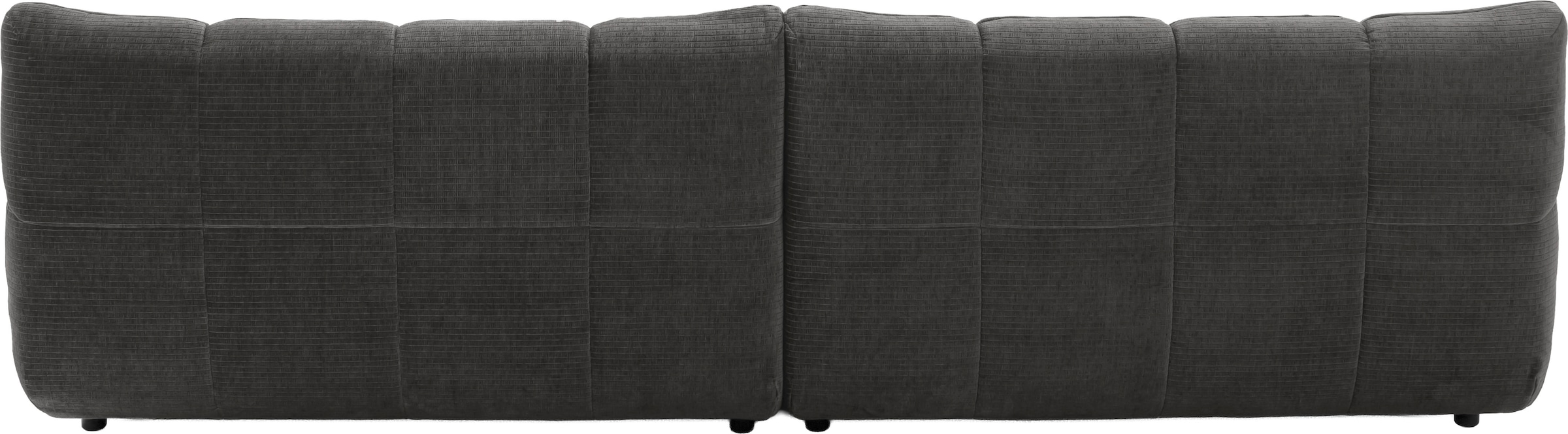 Home affaire 4-Sitzer »Cozy Bubble, mit klappbaren Armlehnen, Breite 290cm« mit eleganter Steppung, Rundumbezug & weicher Polsterung