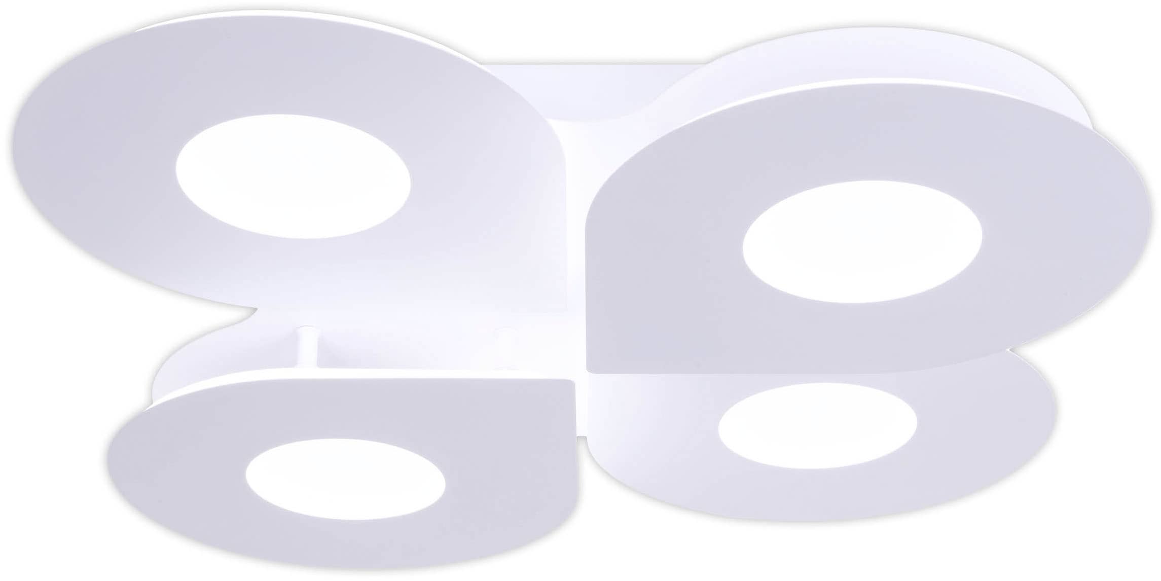 näve LED Deckenleuchte »Smilla«, 1 flammig, Leuchtmittel LED-Modul | LED fest integriert, weiß, Memory, Nachtlicht, CCT, dimmbar per Fernbedienung (inkl.)