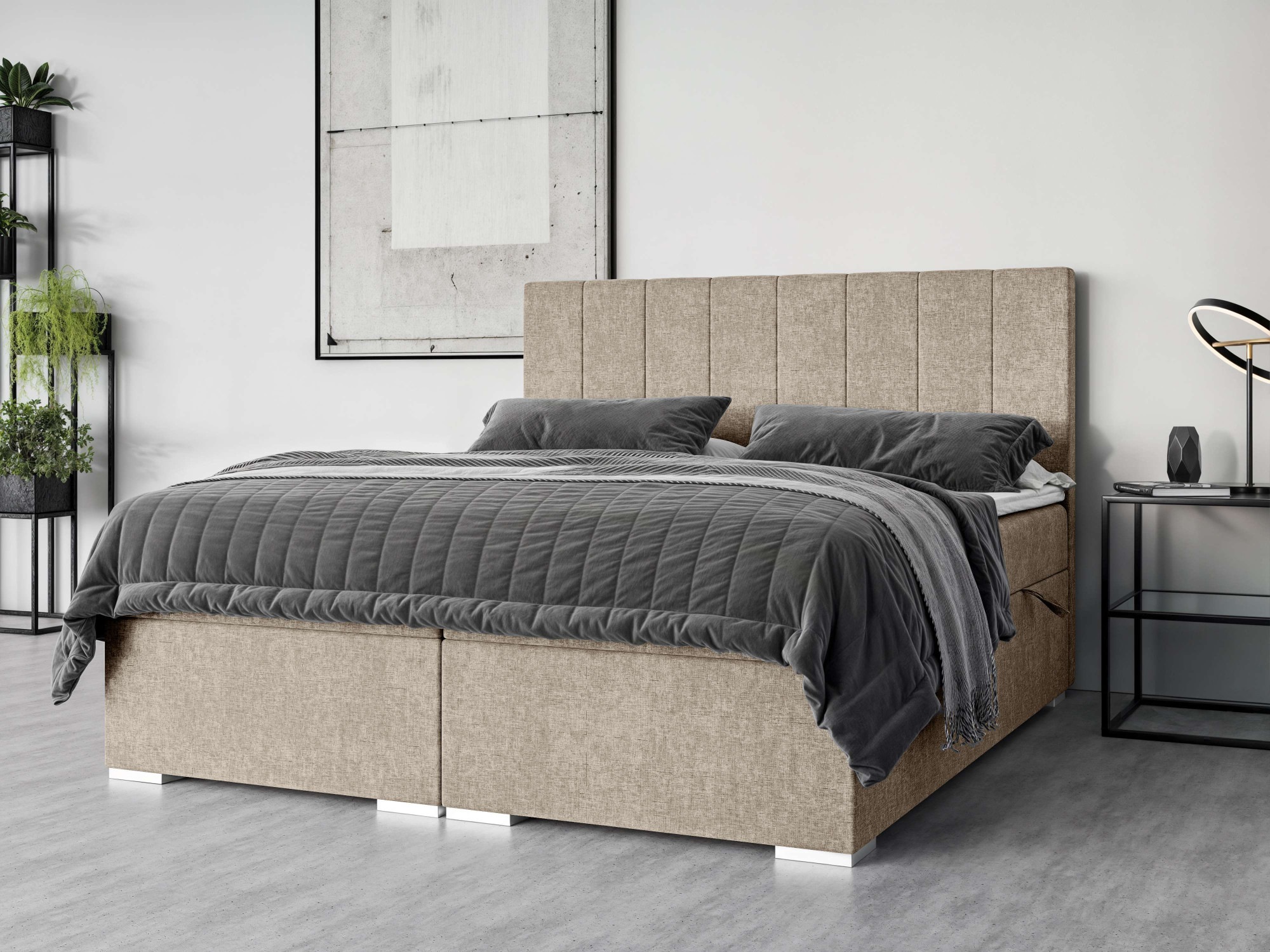 Places of Style Polsterbett »Ginoro mit Matratze und Topper, in 3 Breiten ( günstig online kaufen