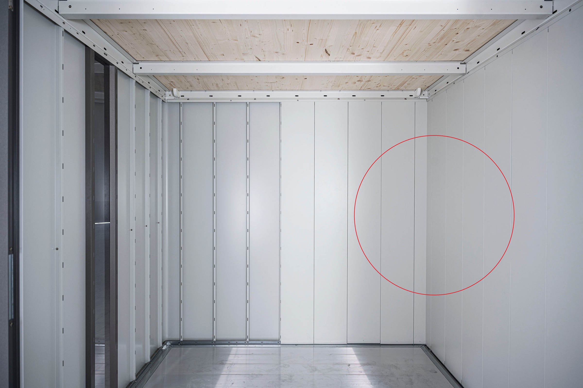 Bild von Biohort Gerätehaus-Innenwand, Innenverkleidung für Gerätehaus Neo 1D