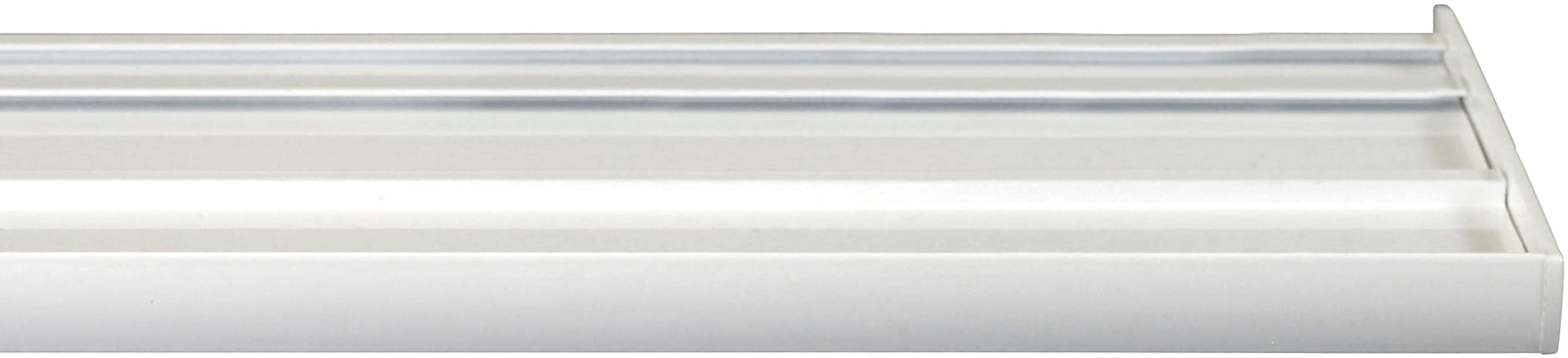 GARESA Gardinenschiene »Flächenvorhangschiene SMART«, 5 läufig-läufig, Wunschmaßlänge, Aluminiumschiene für Vorhänge mit Gleiter, verlängerbar, Decke