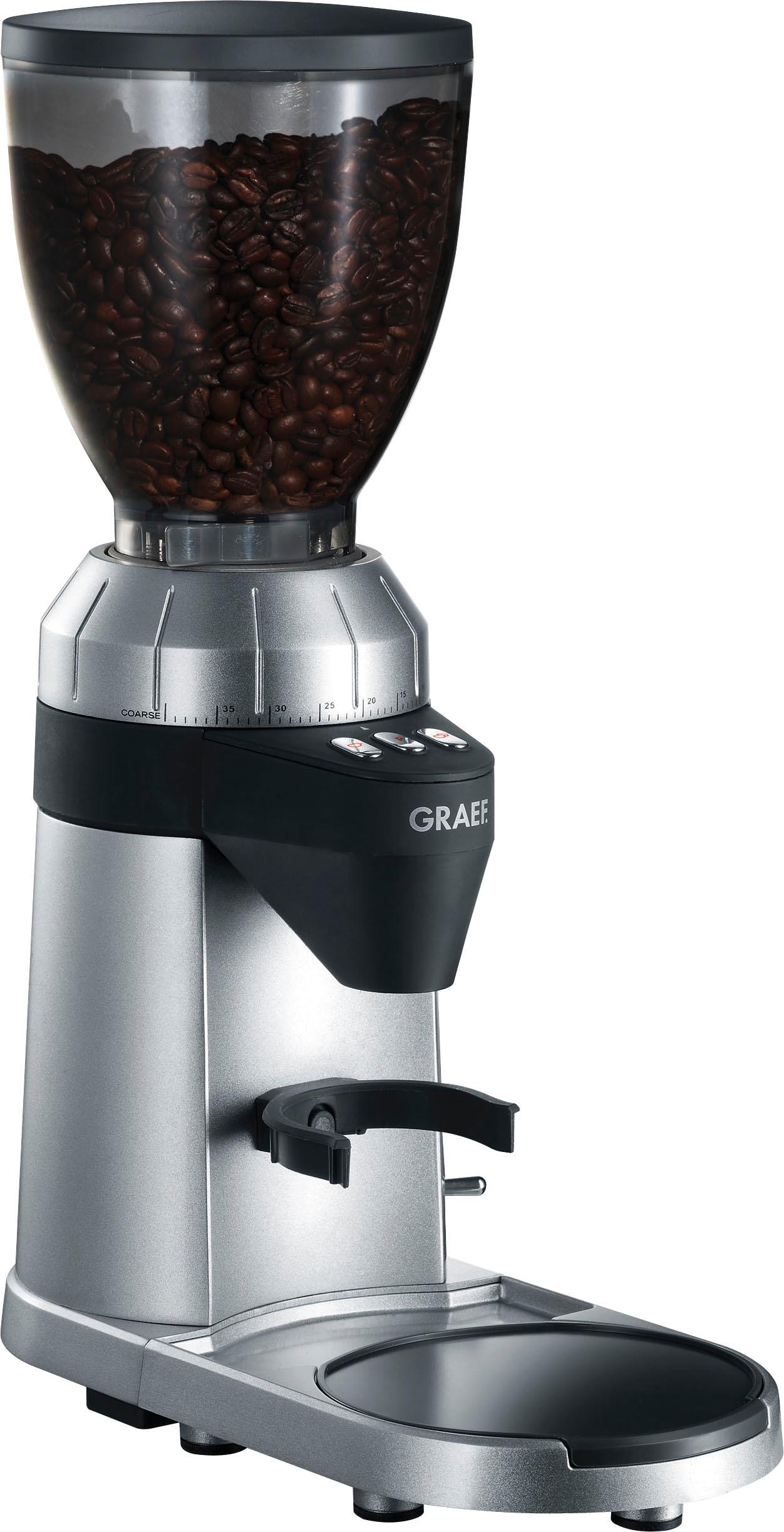 Graef Kaffeemühle »Kaffeemühle CM automatischer bestellen Kegelmahlwerk, mit 900«, Bohnenbehälter, Schaufelrad 128 Aluminium W, auf 350 Dosierung, g Rechnung