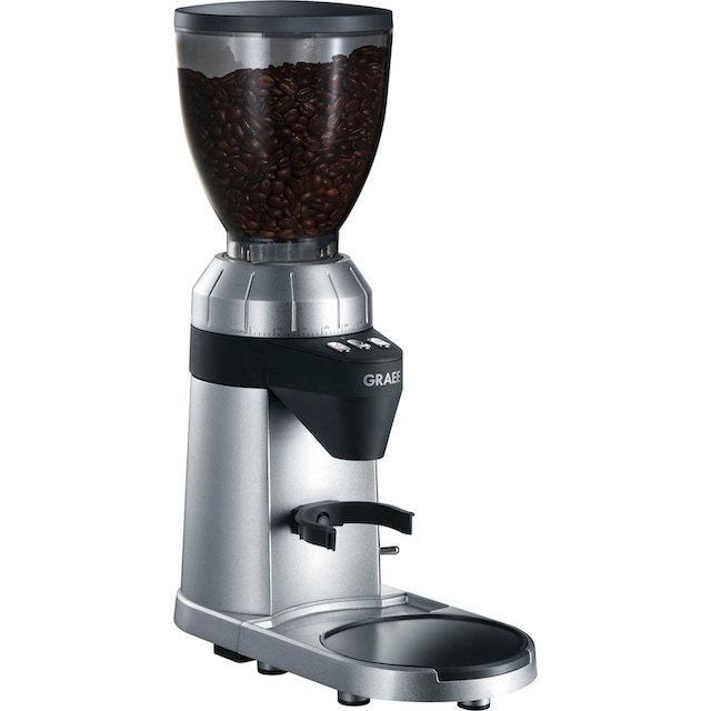 Graef Kaffeemühle »Kaffeemühle CM 900«, 128 W, Kegelmahlwerk, 350 g  Bohnenbehälter, mit automatischer Dosierung, Aluminium Schaufelrad auf  Rechnung bestellen