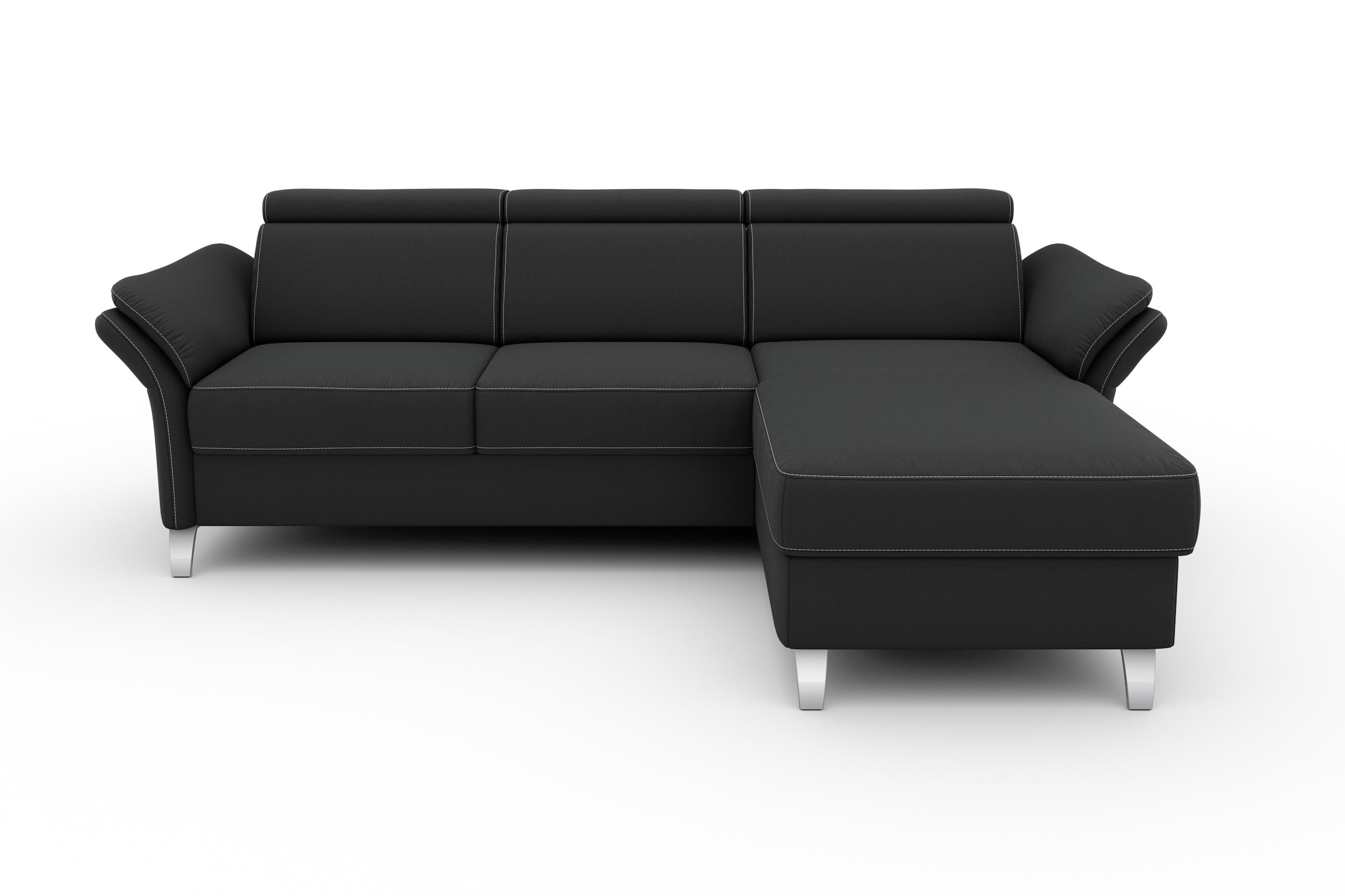 sit&more Ecksofa »Vincenzo L-Form«, inklusive Kopfteilverstellung, wahlweis günstig online kaufen