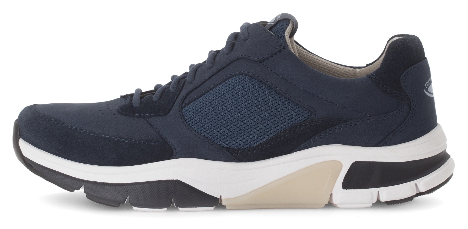 Gabor Rollingsoft Keilsneaker  , Freizeitschuh, Halbschuh, Schnürschuh mit Logo an der Ferse, G-Weite