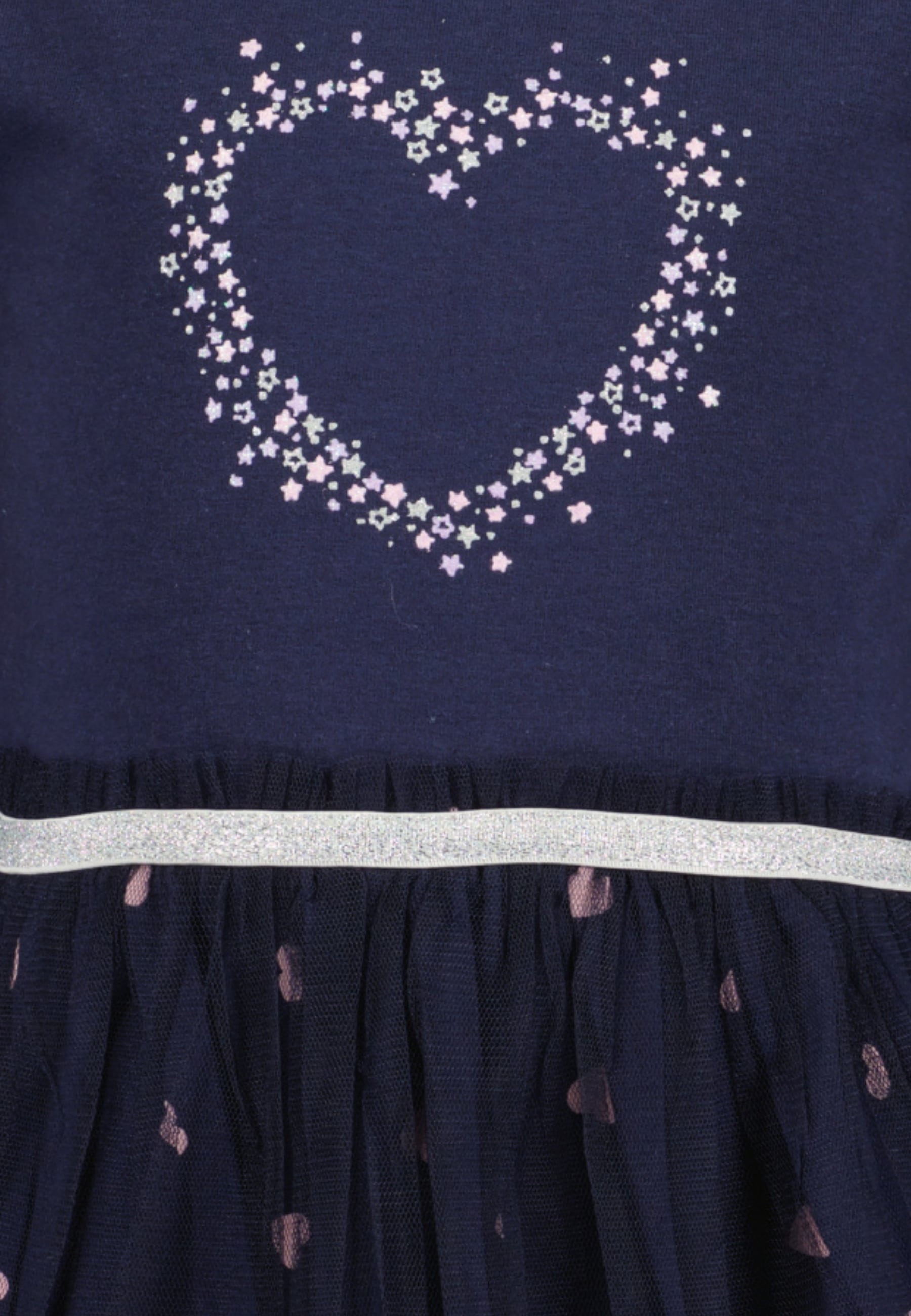 Blue Seven Sweatkleid mit aufgesetztem Tüllrock