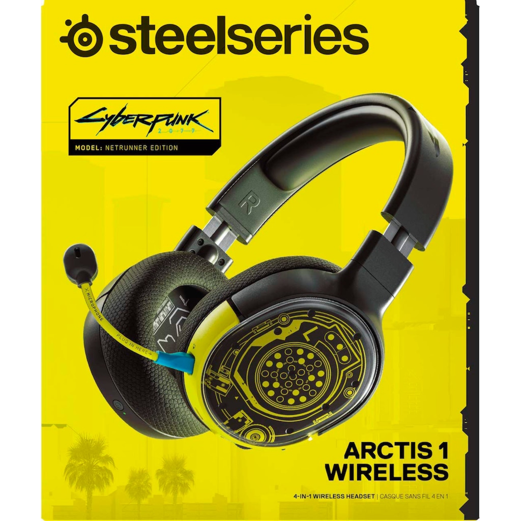 SteelSeries Gaming-Headset »Arctis 1 wireless Cyberpunk 2077 Edition«