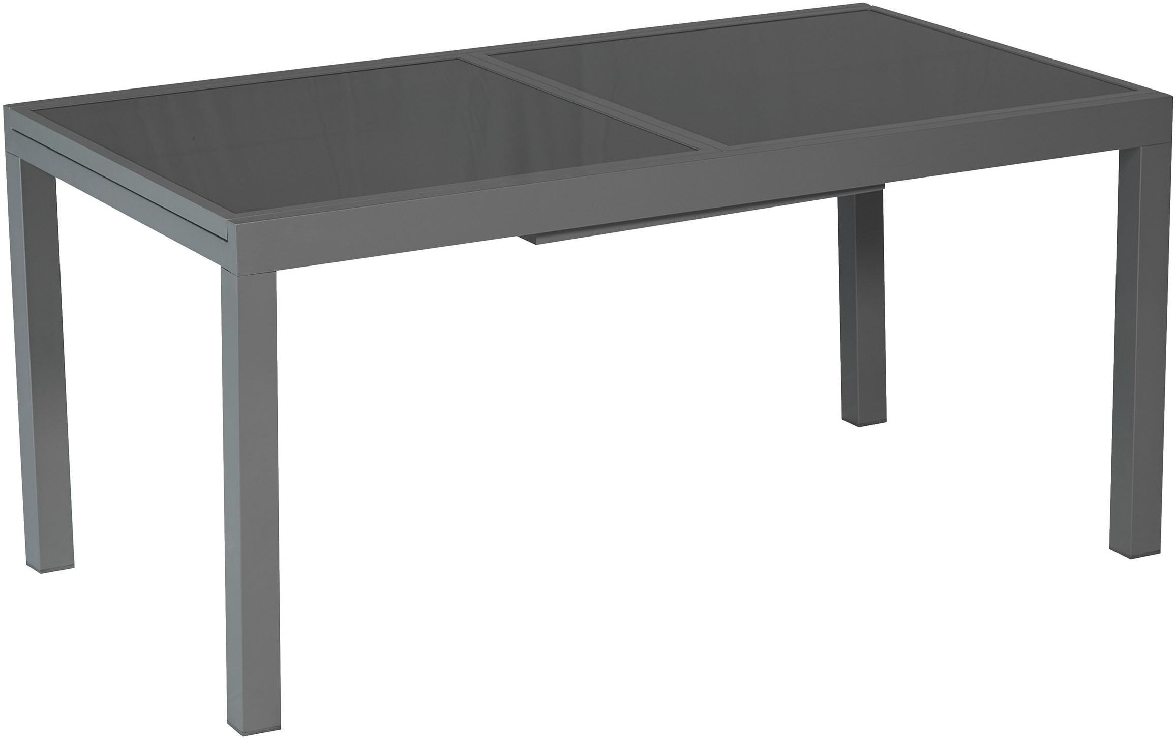 MERXX Garten-Essgruppe »»Milano«« Set, 5 Stk. tlg. Sessel stapelbar, Tisch ausziehbar